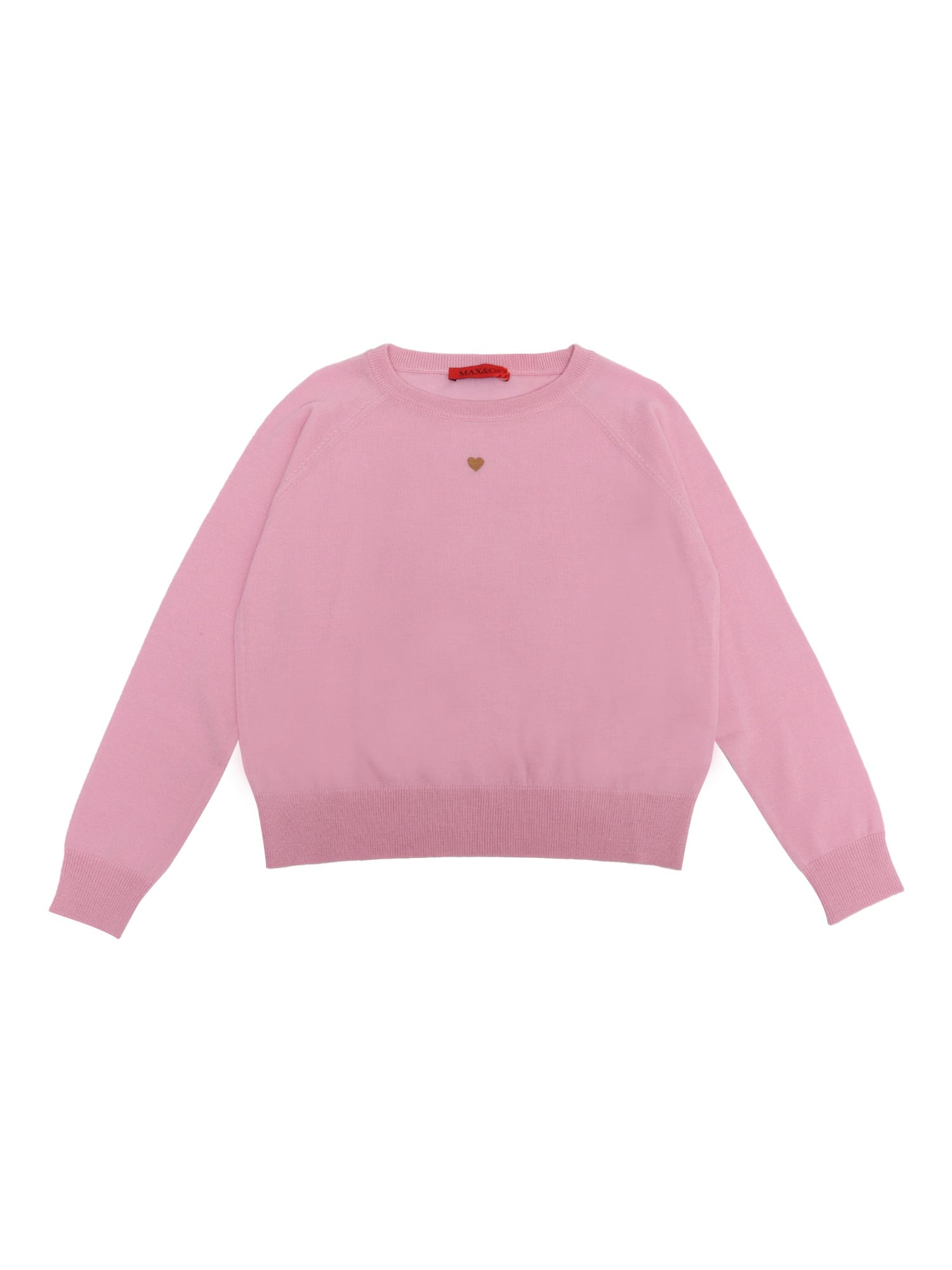Max&amp;co. Kids' Pink Sweater In Purple