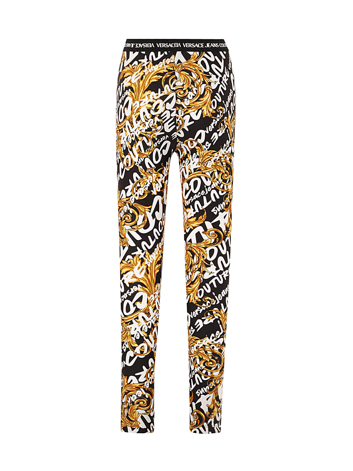 Versace Jeans Couture Jegging Fouseux Lycra Print Brush Couture