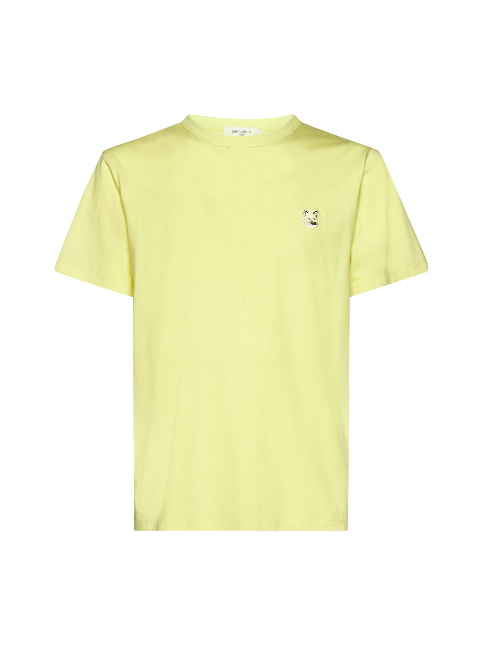 Maison Kitsuné T-shirt In Lemon