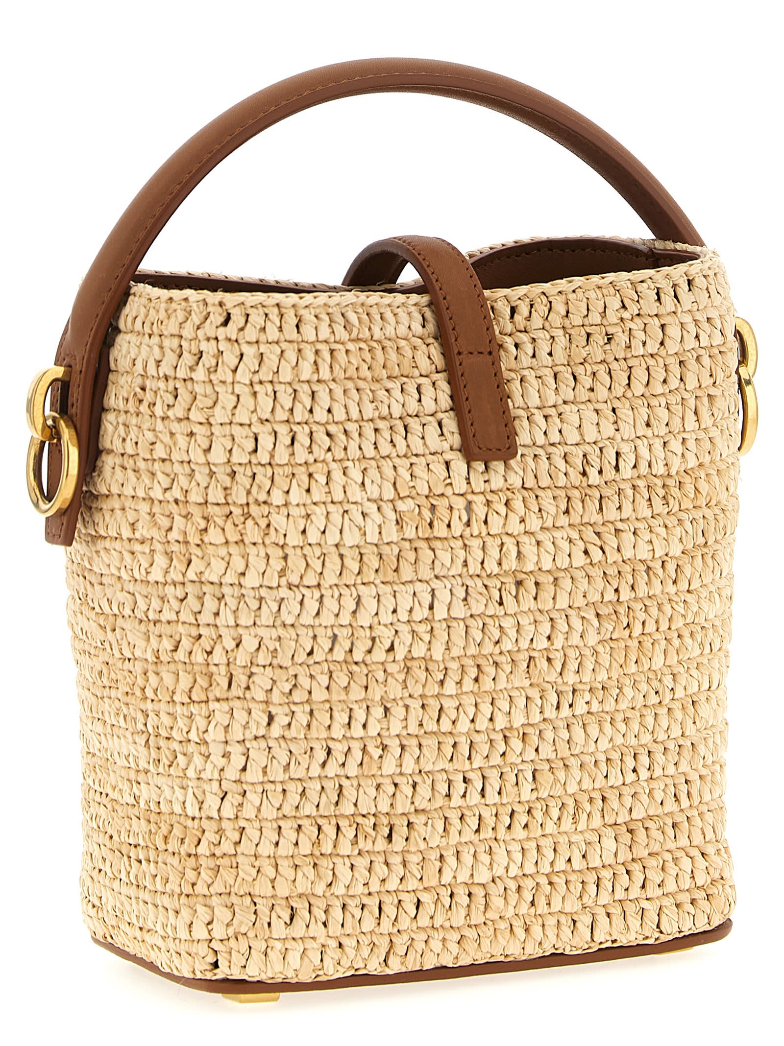 Saint Laurent Le 37 Mini Bucket Bag In Sand