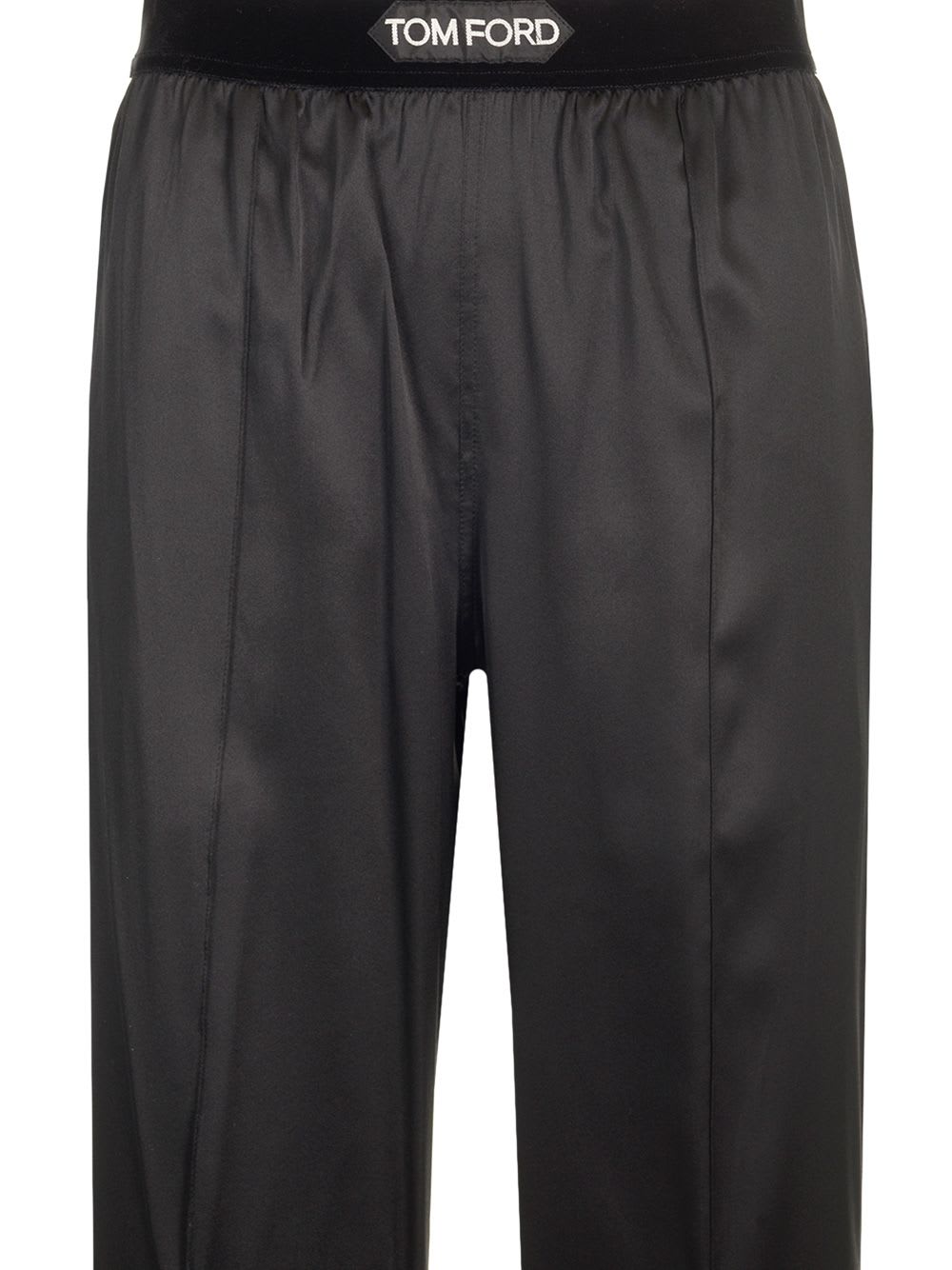 Tom Ford Pajama Trousers In Black