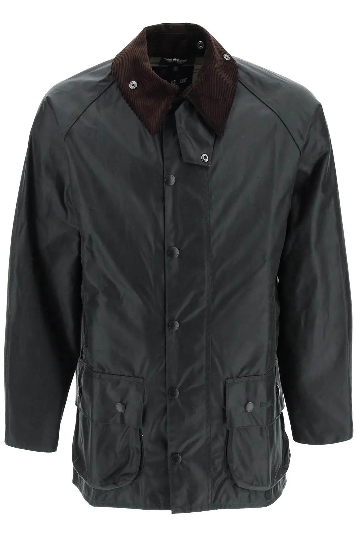 Barbour Bedale Wax Jacket Aw25 Wax Cot Outw In Gray