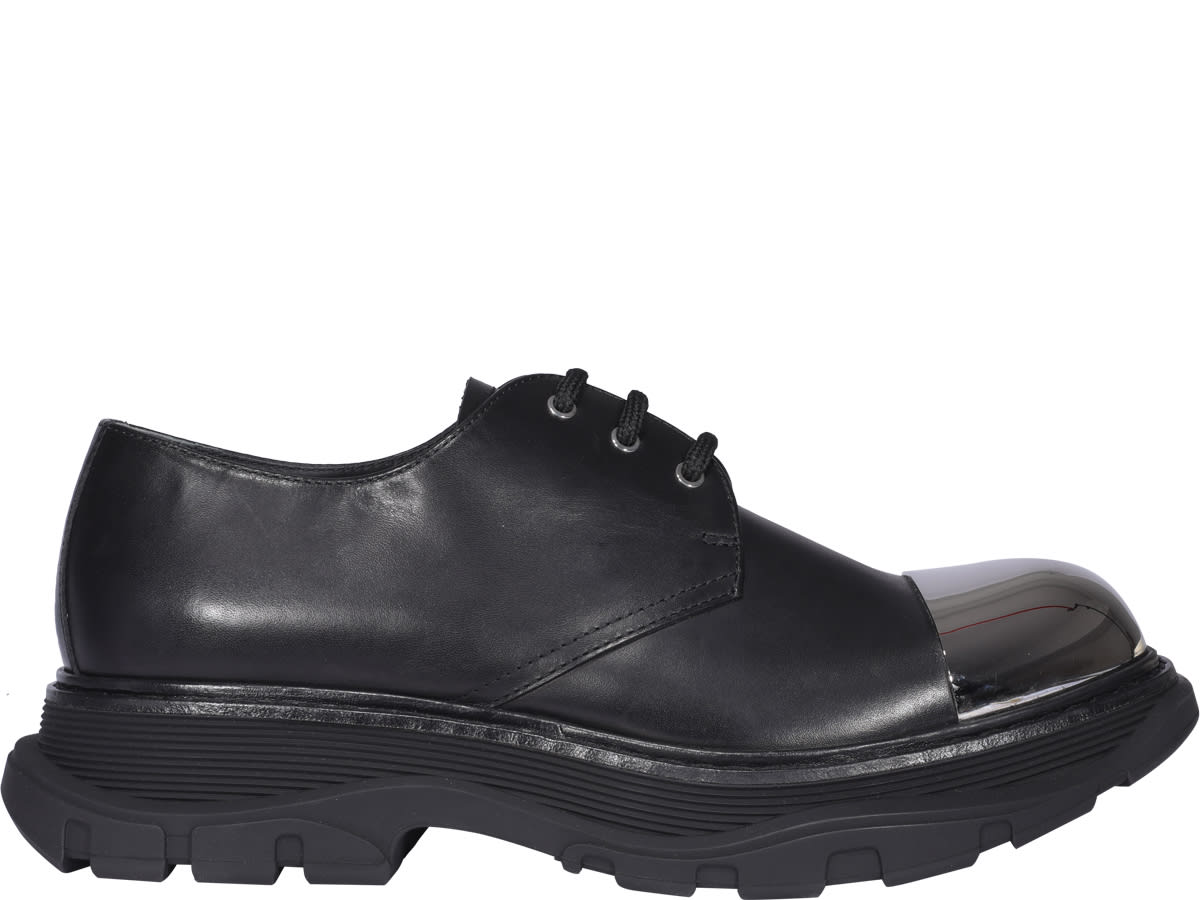 Alexander Mcqueen Derby Tread Lace Up Shoes