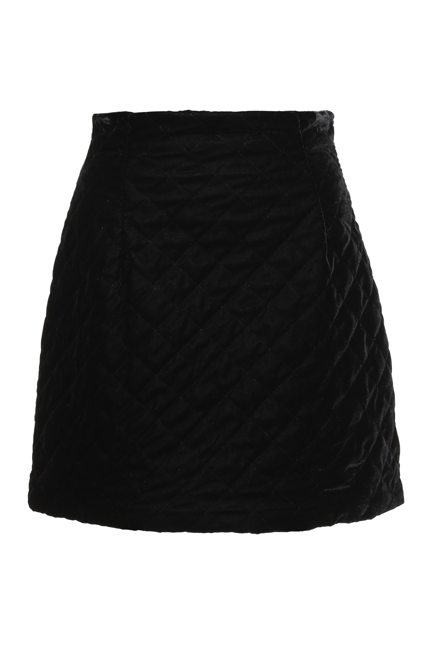 L'autre Chose Velvet Skirt In Black