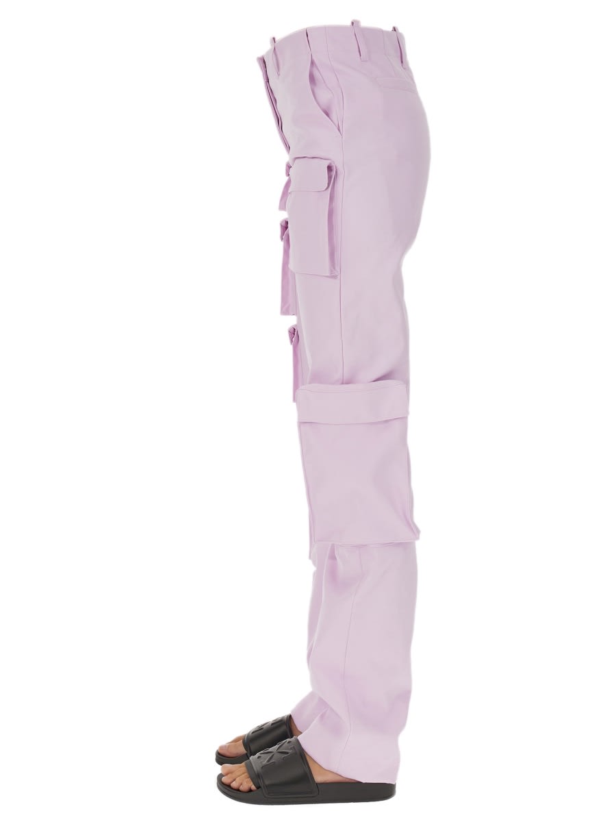 Shop Off-white Cargo Pants In Lilac