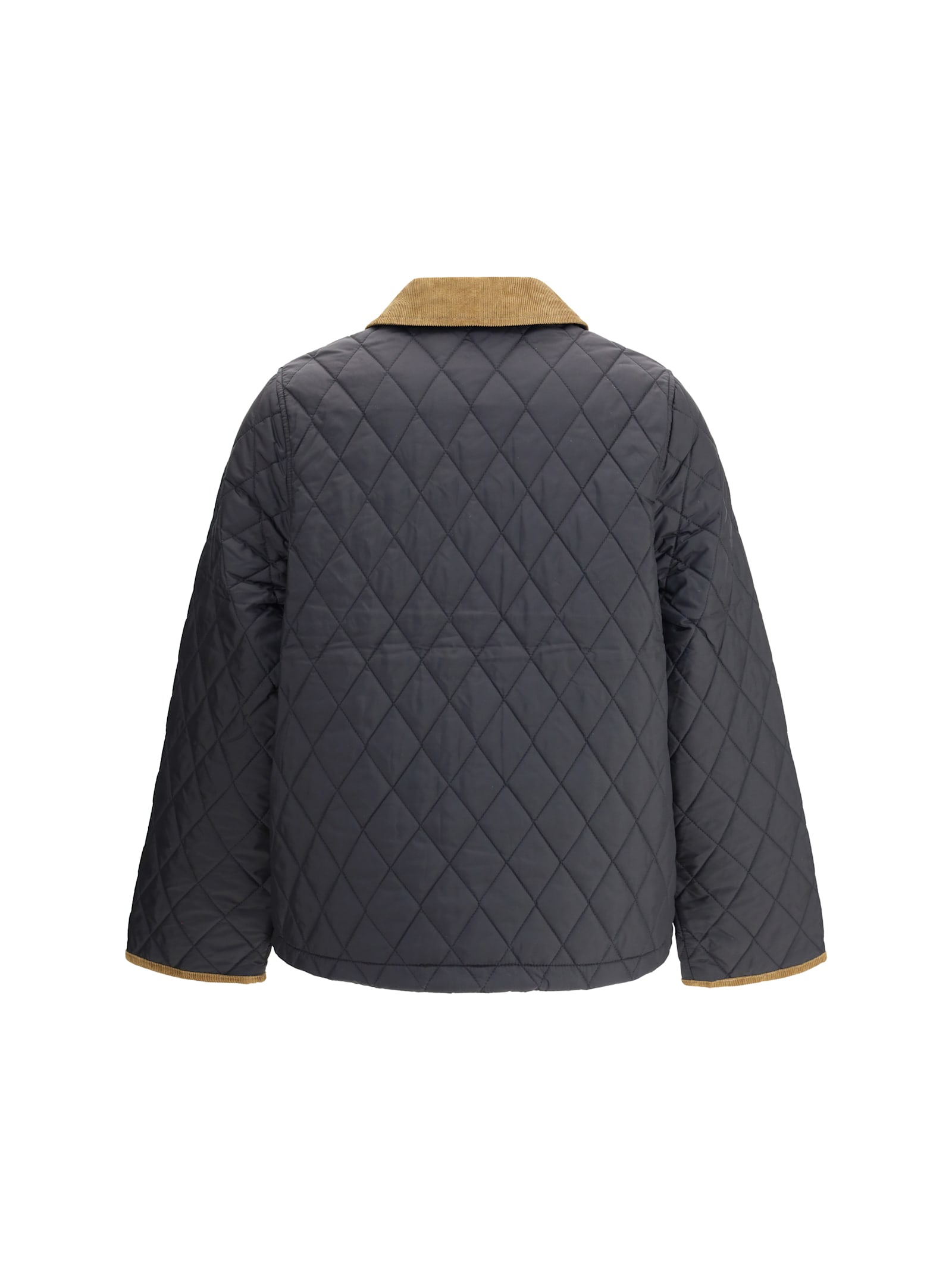 Barbour Liddesdale Cropped Icons Quilted Jacket In Black