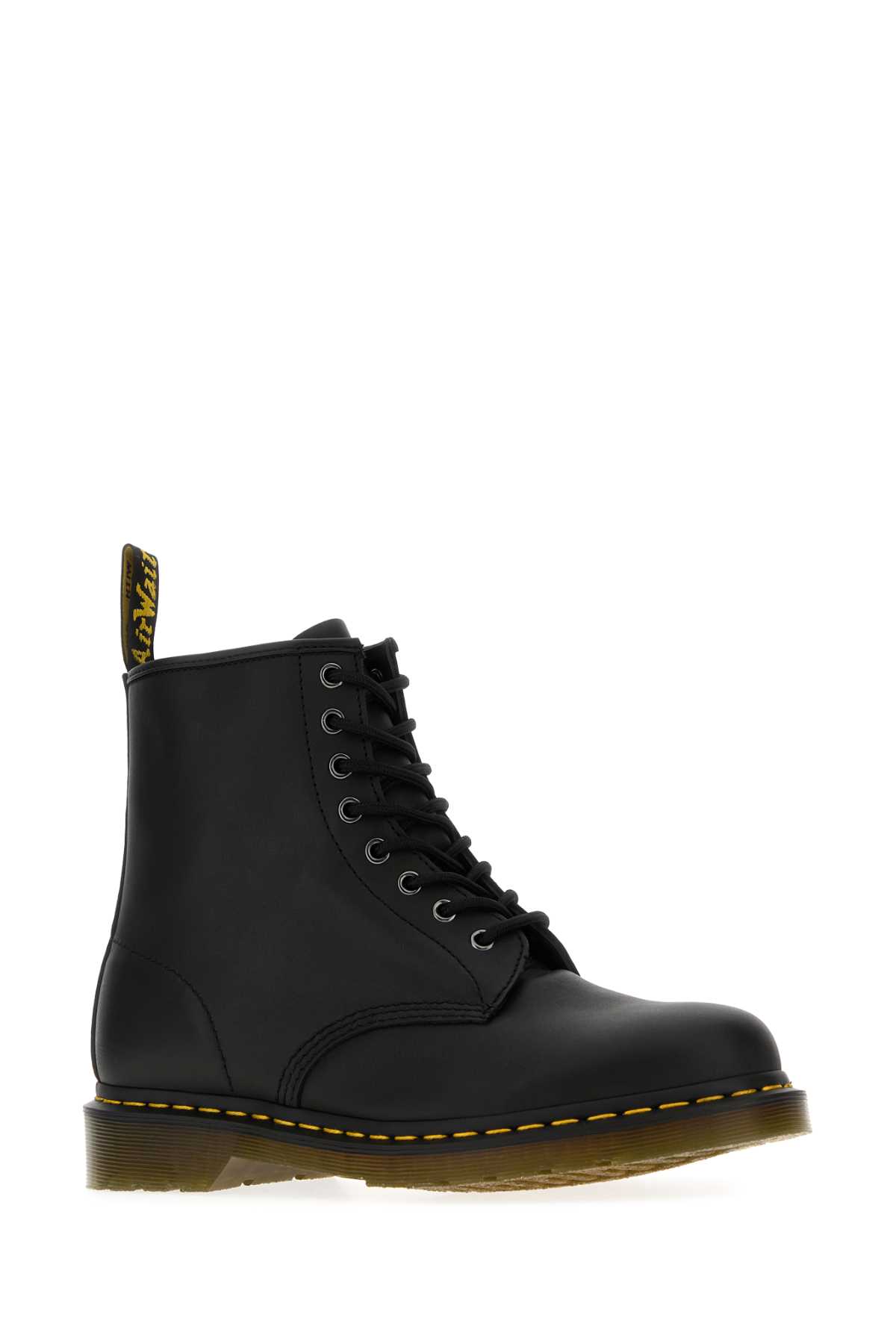 Dr. Martens 1460 Smooth Lace-up Combat Boots In Black