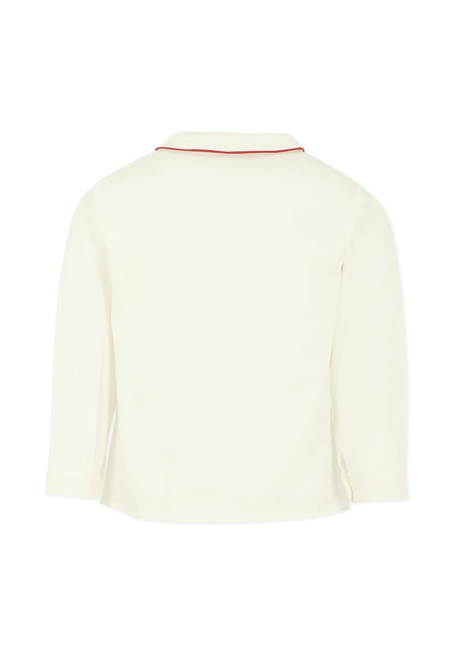 La Stupenderia White Shirt For Boy In White