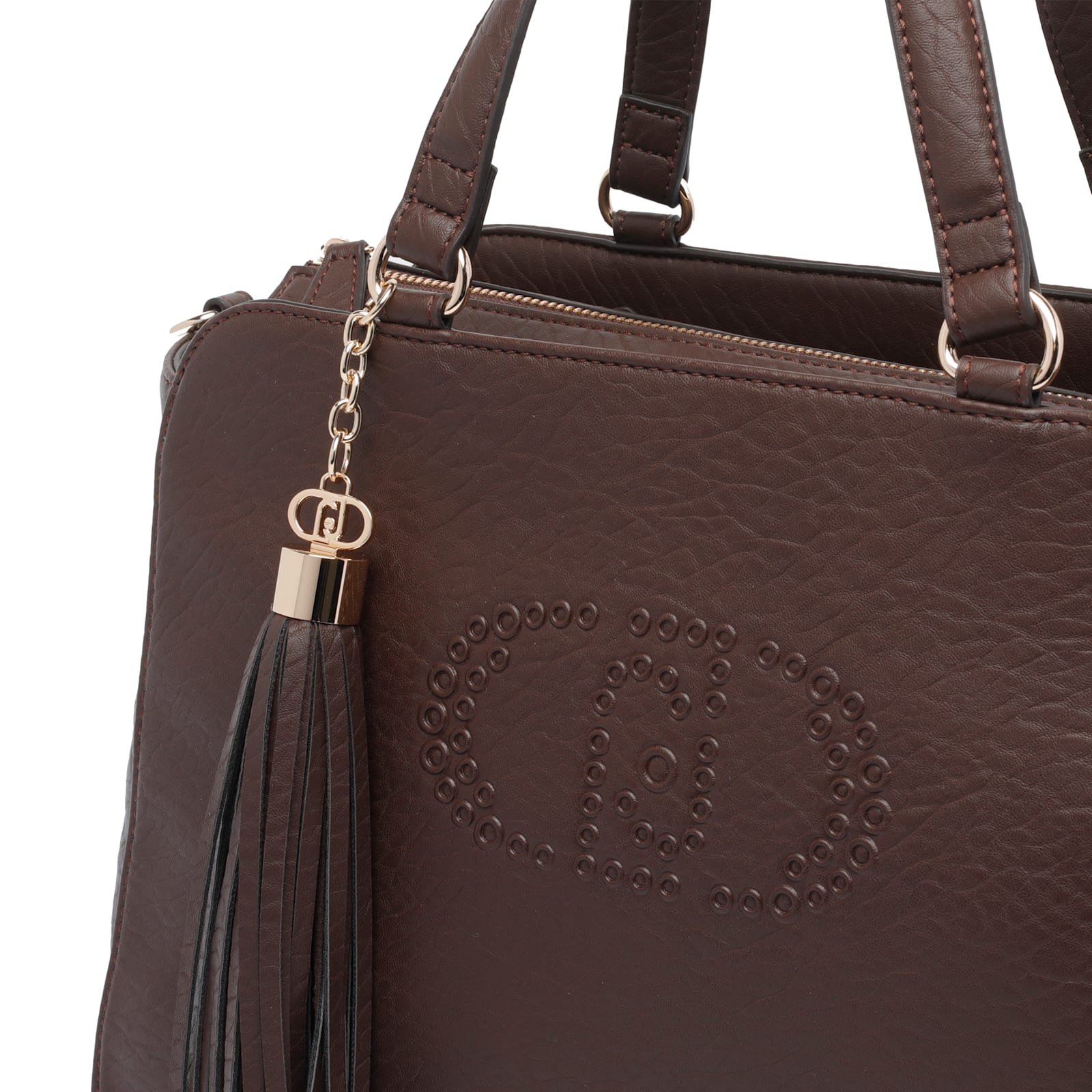 Liu •jo Tassel-embellished Tote Bag In Brown
