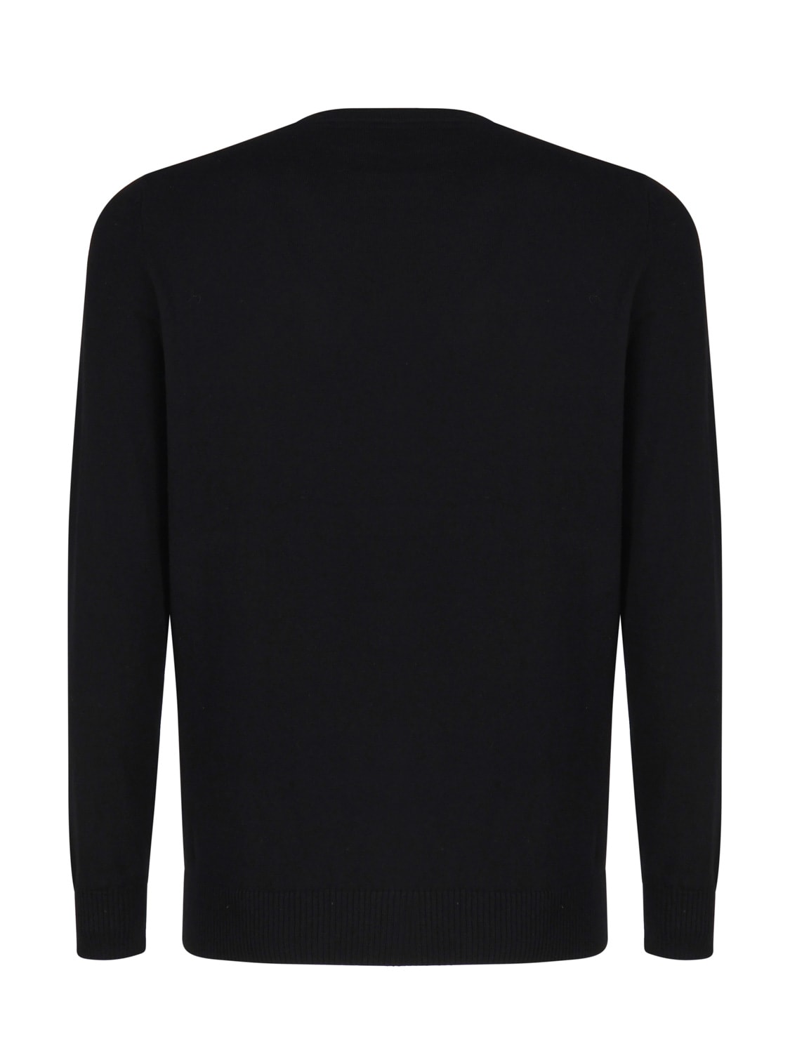 Shop Lyle &amp; Scott Merino Cotton Sweater In Black