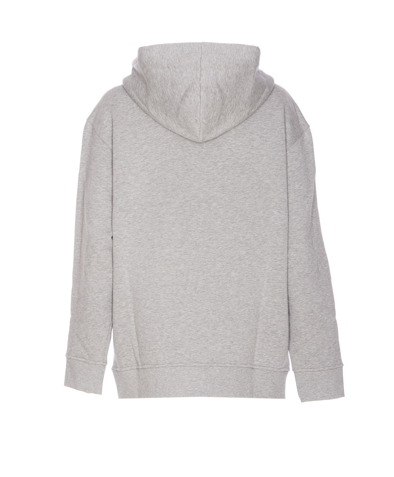 Shop Fendi Roma Hoodie In Grey