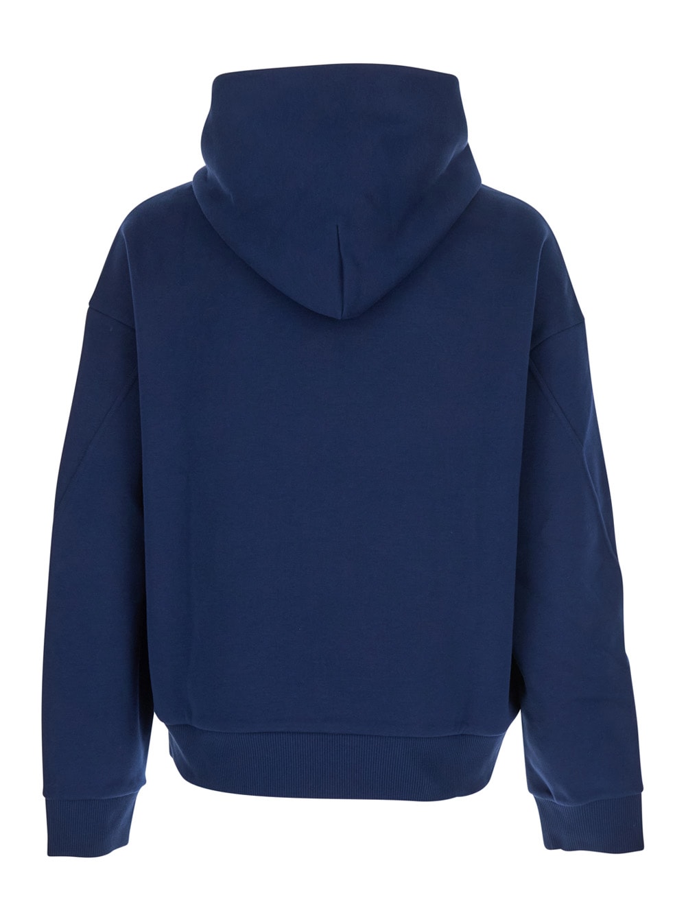 Givenchy Men Neoprene Con Cappuccio E Zip In Blue