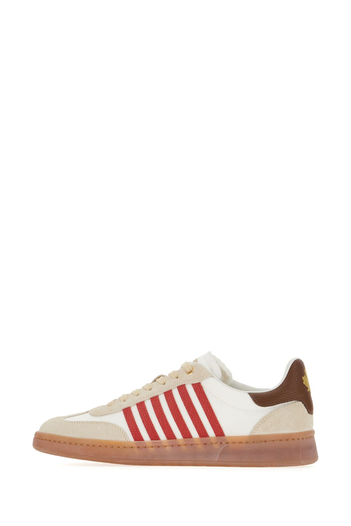 DSQUARED2 MULTICOLOR CANVAS BOXER SNEAKERS