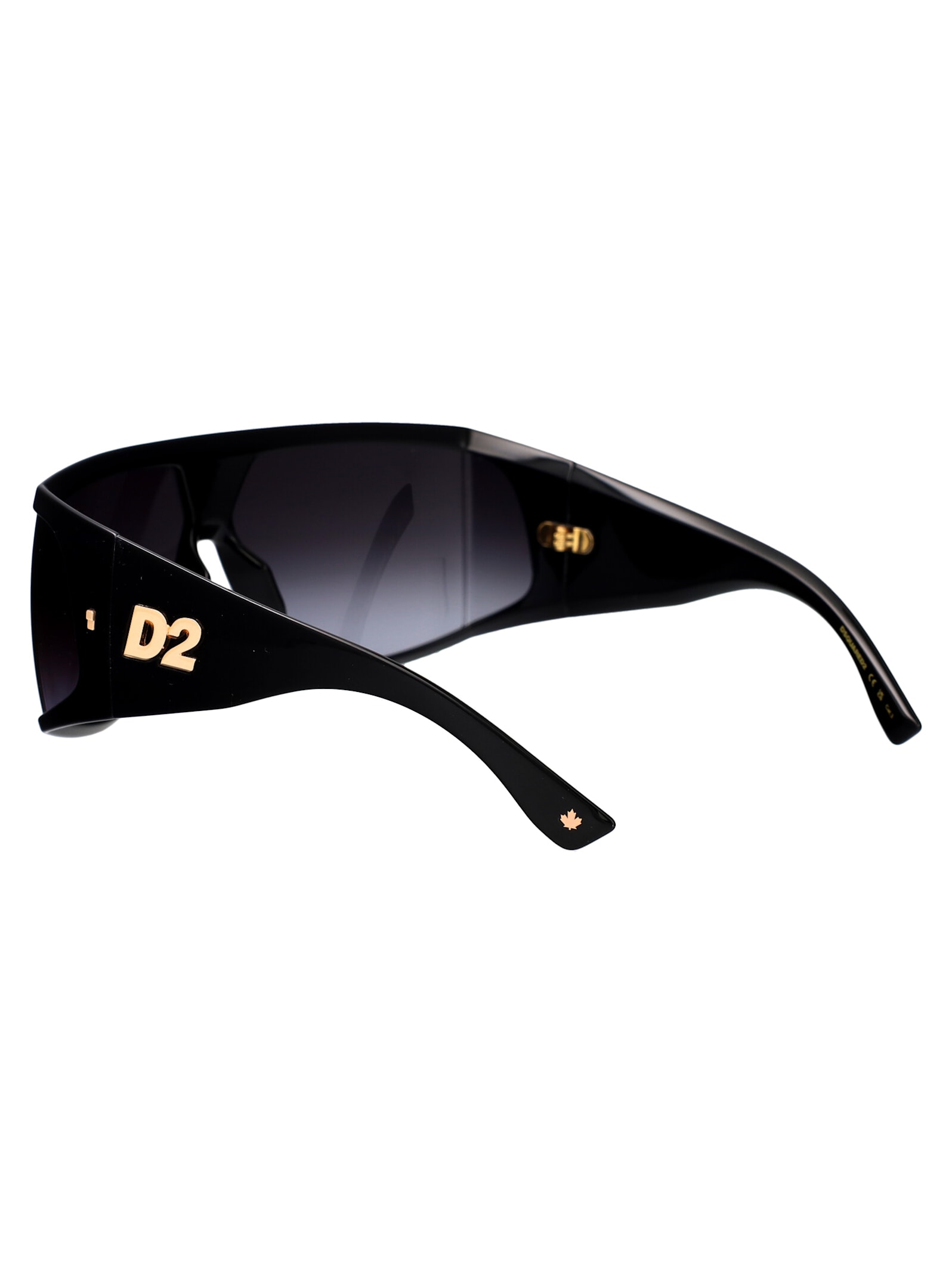 Dsquared2 Black Injectate Sunglasses In Brown