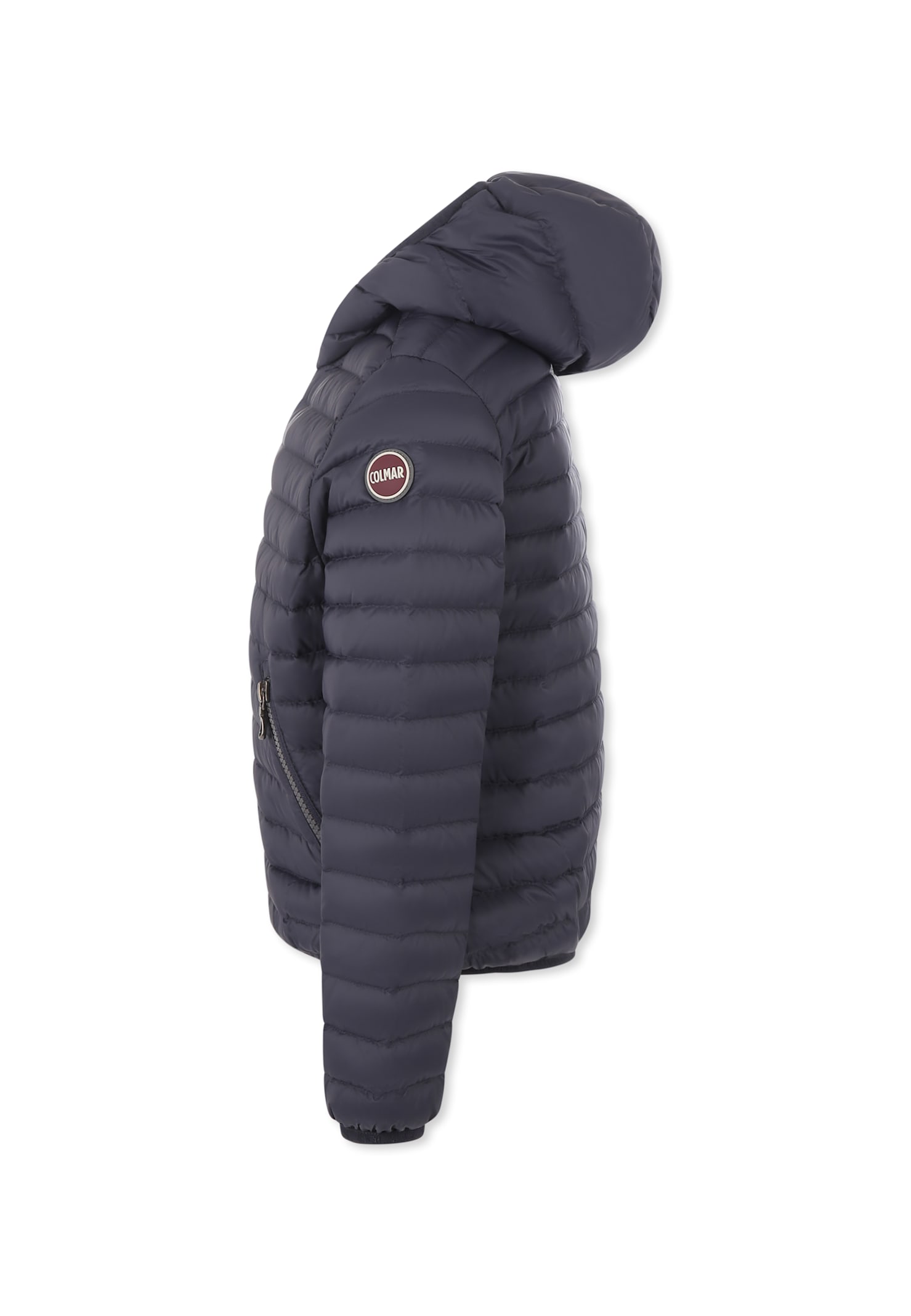 Colmar Logo-patch Quilted Jacket In Blue