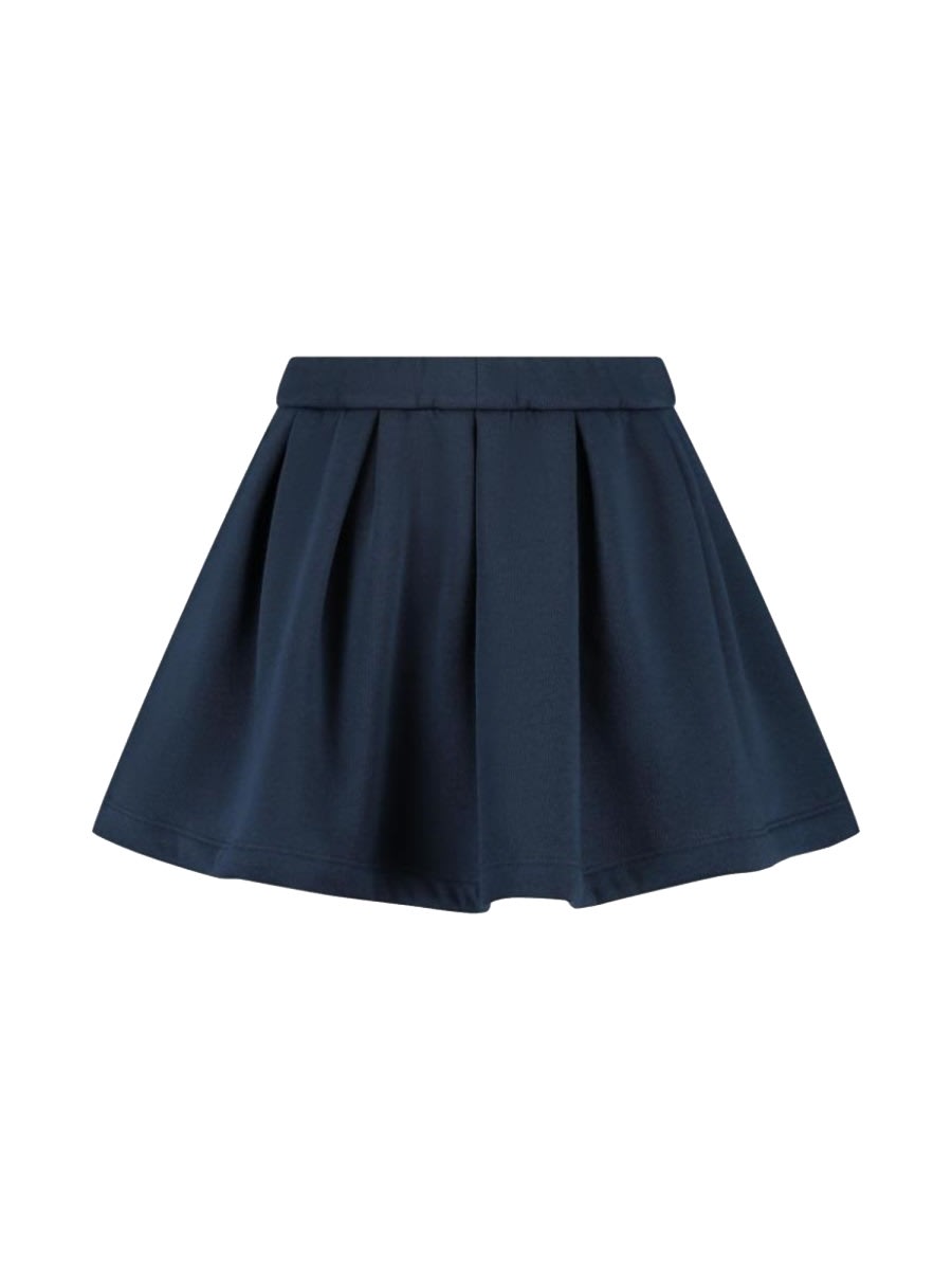 Il Gufo Two-piece Set T-shirt With Skirt In Blue