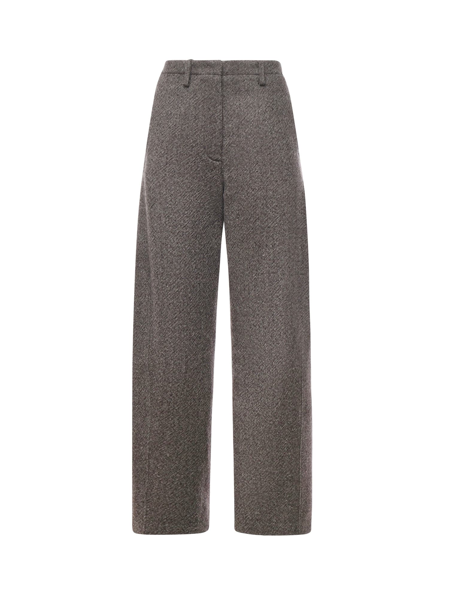 Magda Butrym Tailored Wool Trousers In Gray