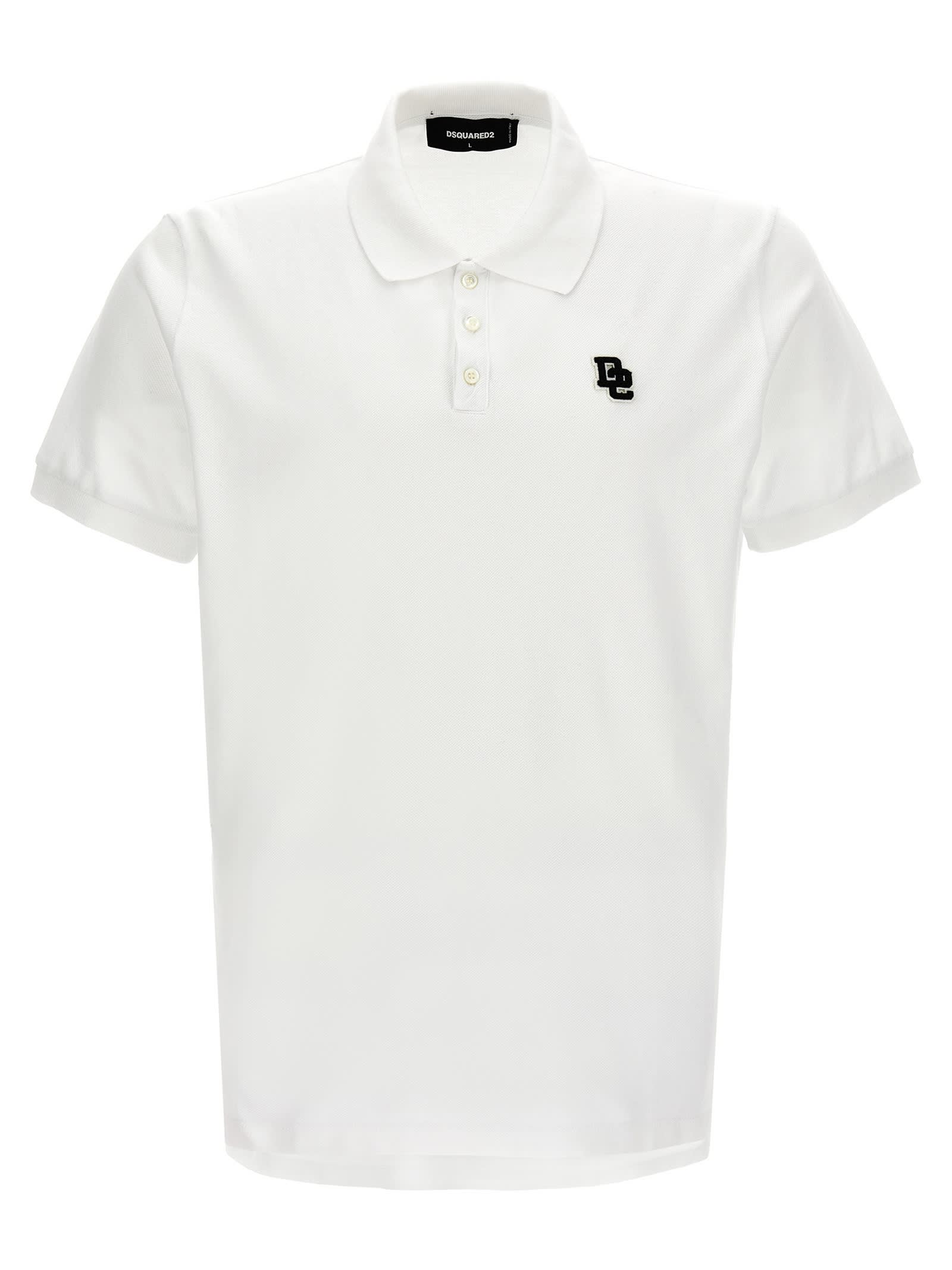 Shop Dsquared2 Tennis Fit Polo Shirt In White