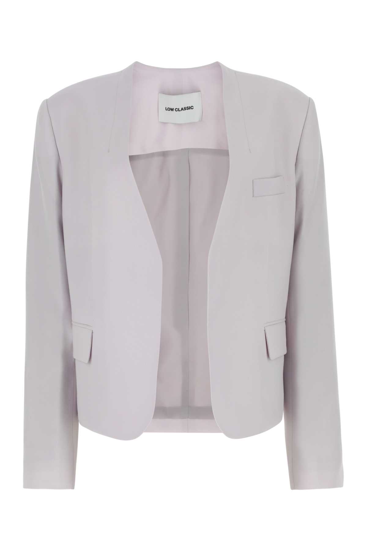 Shop Low Classic Lilac Wool Blazer In Purple