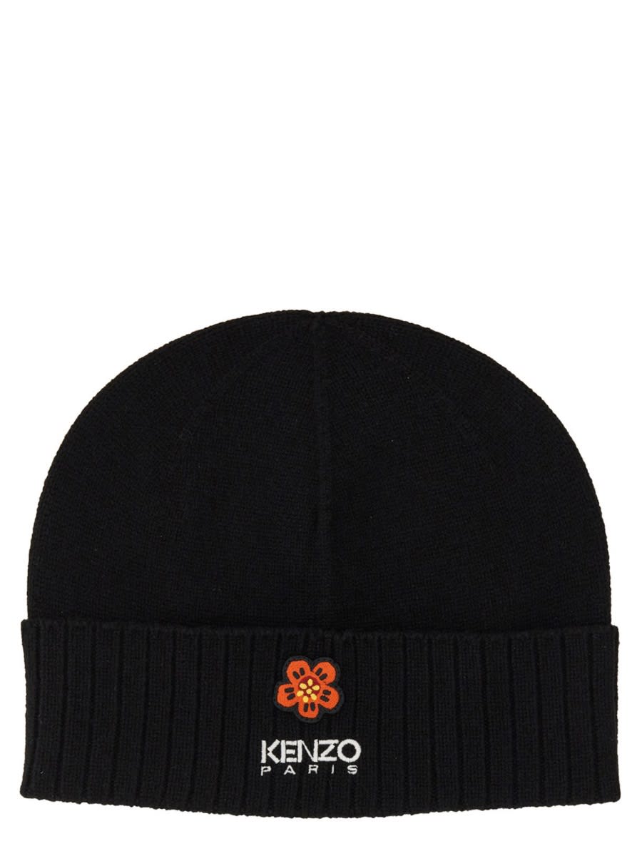 Shop Kenzo Beanie Hat In Black