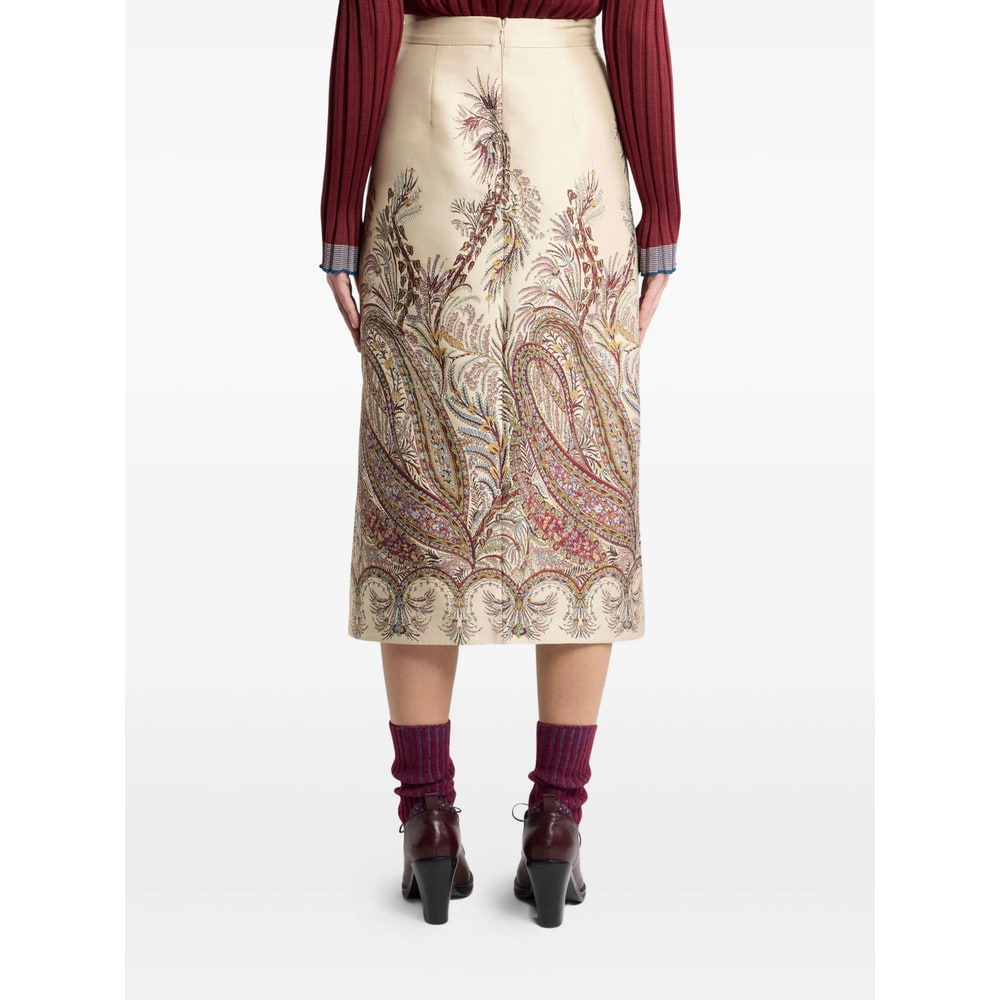 Etro Skirt In Neutral