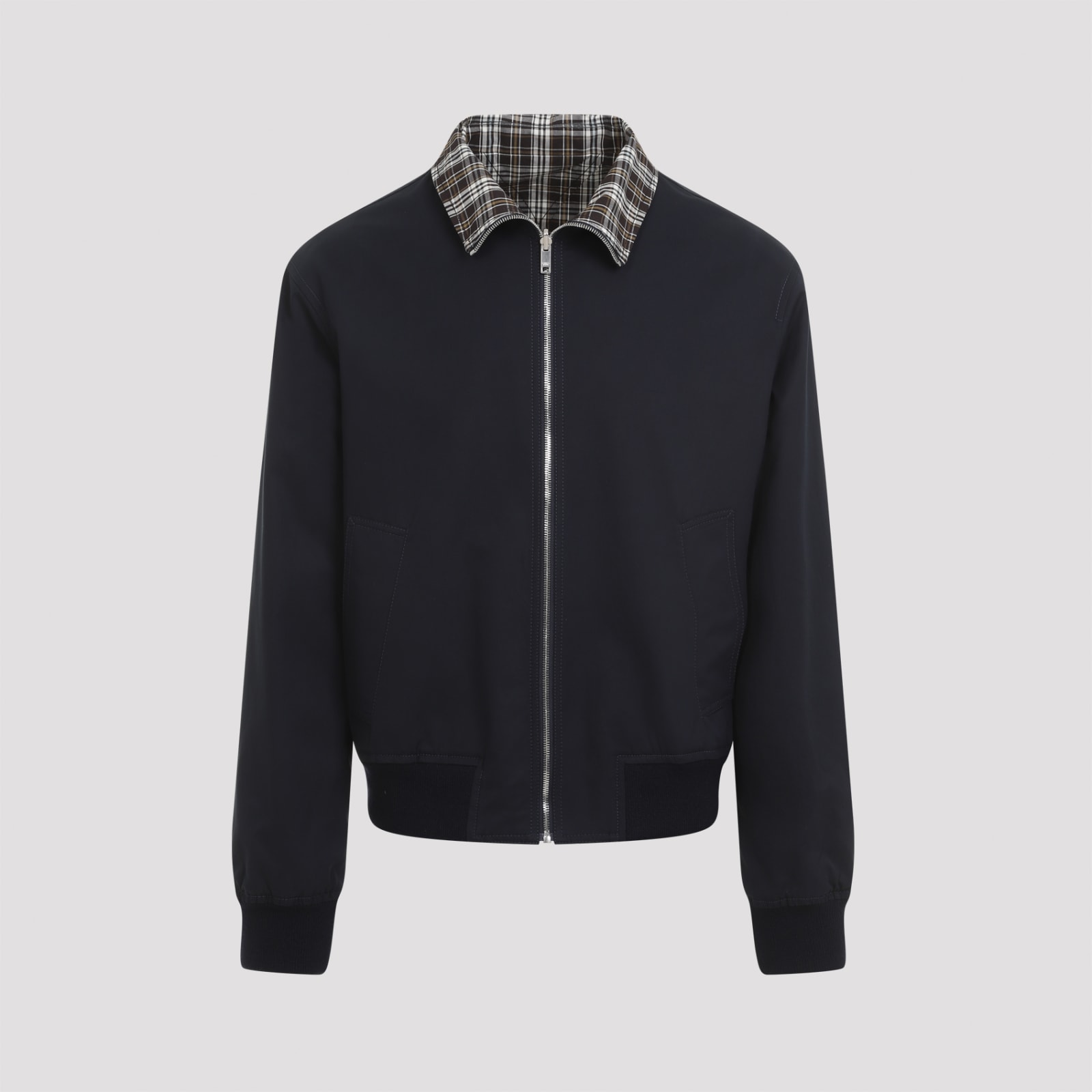 Shop Bottega Veneta Jacket In Midnight Blue