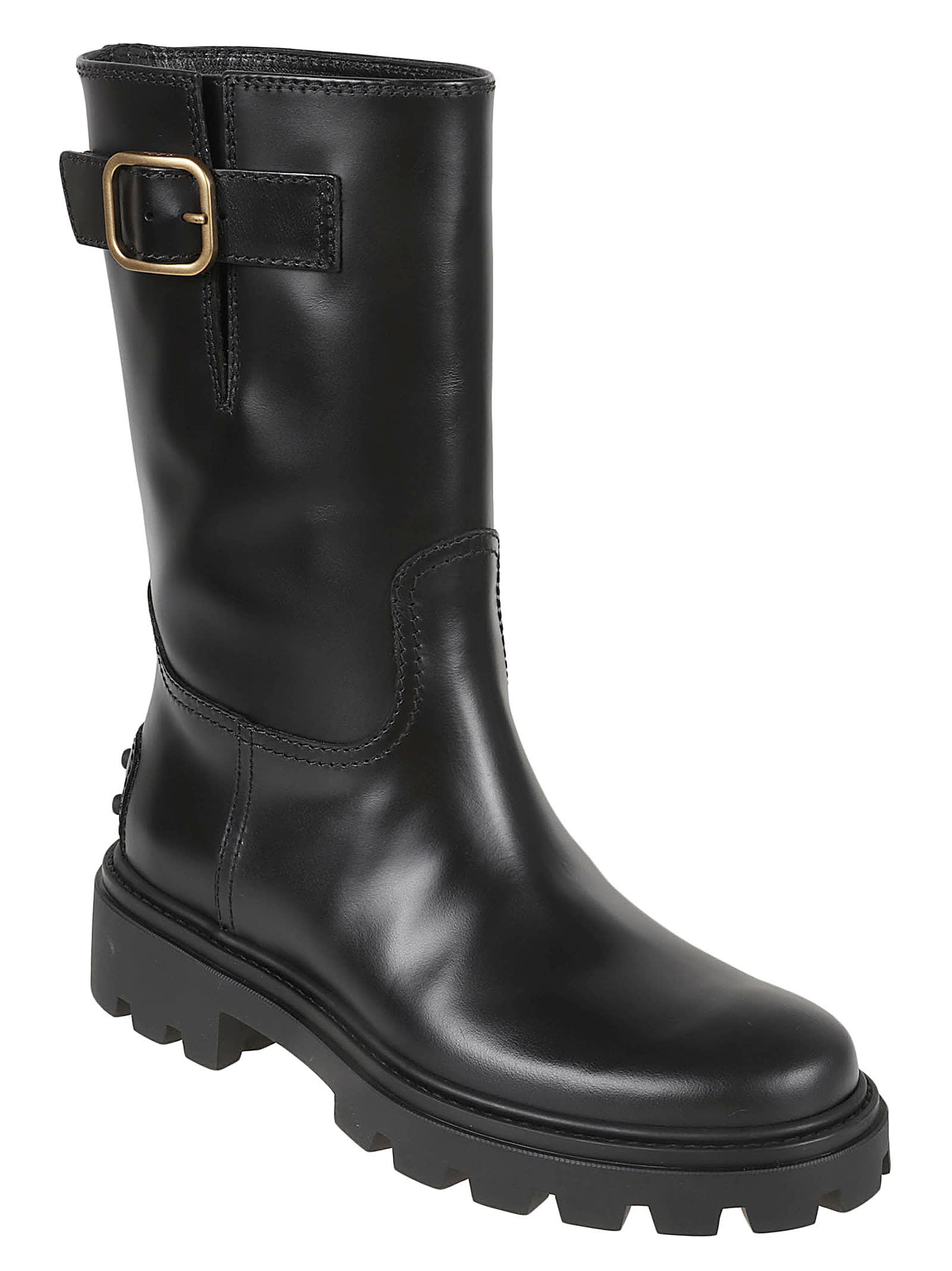 Shop Tod's Pesante Boots In Black