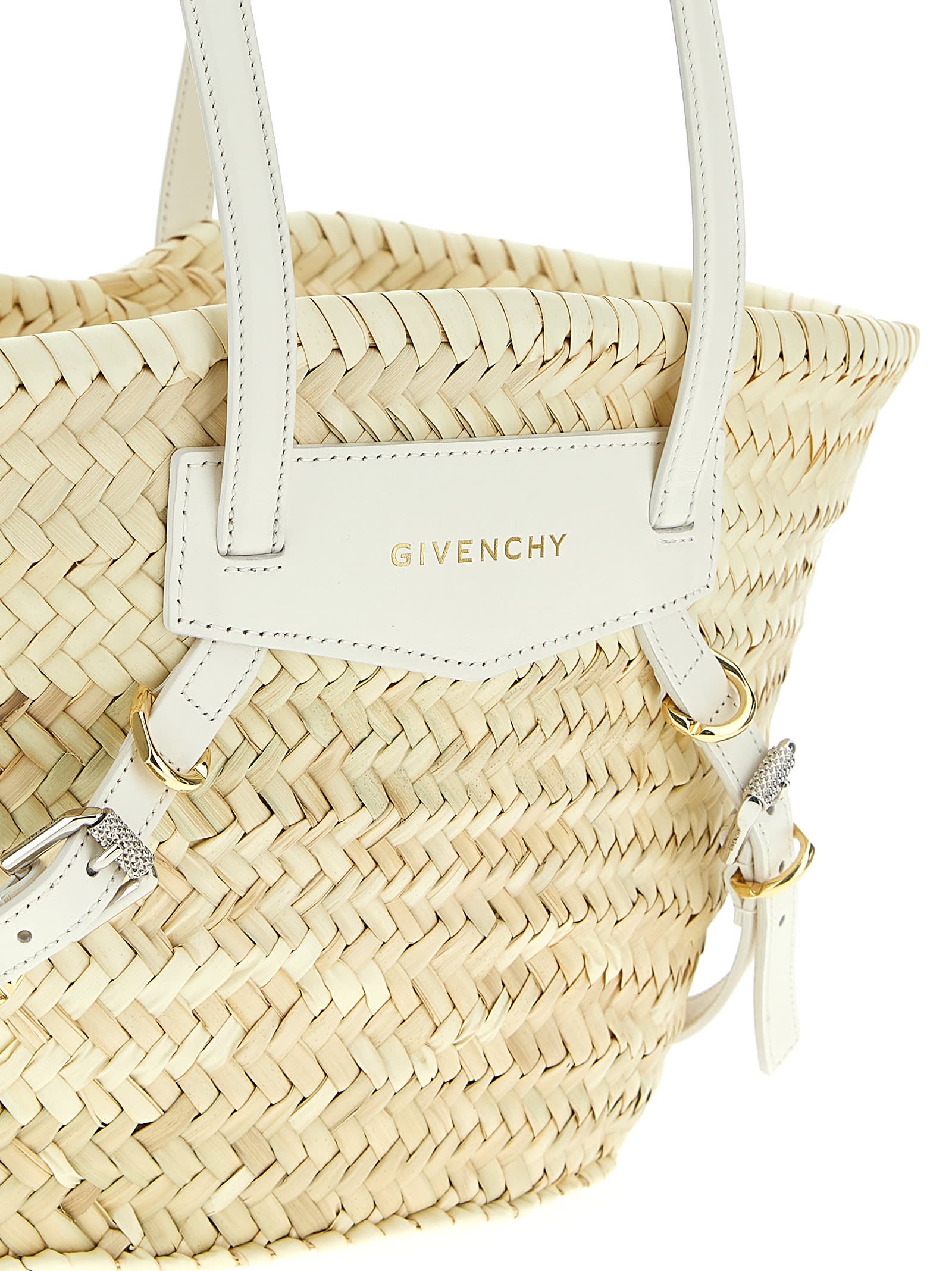 Shop Givenchy Voyou Shopper Bag In Beige