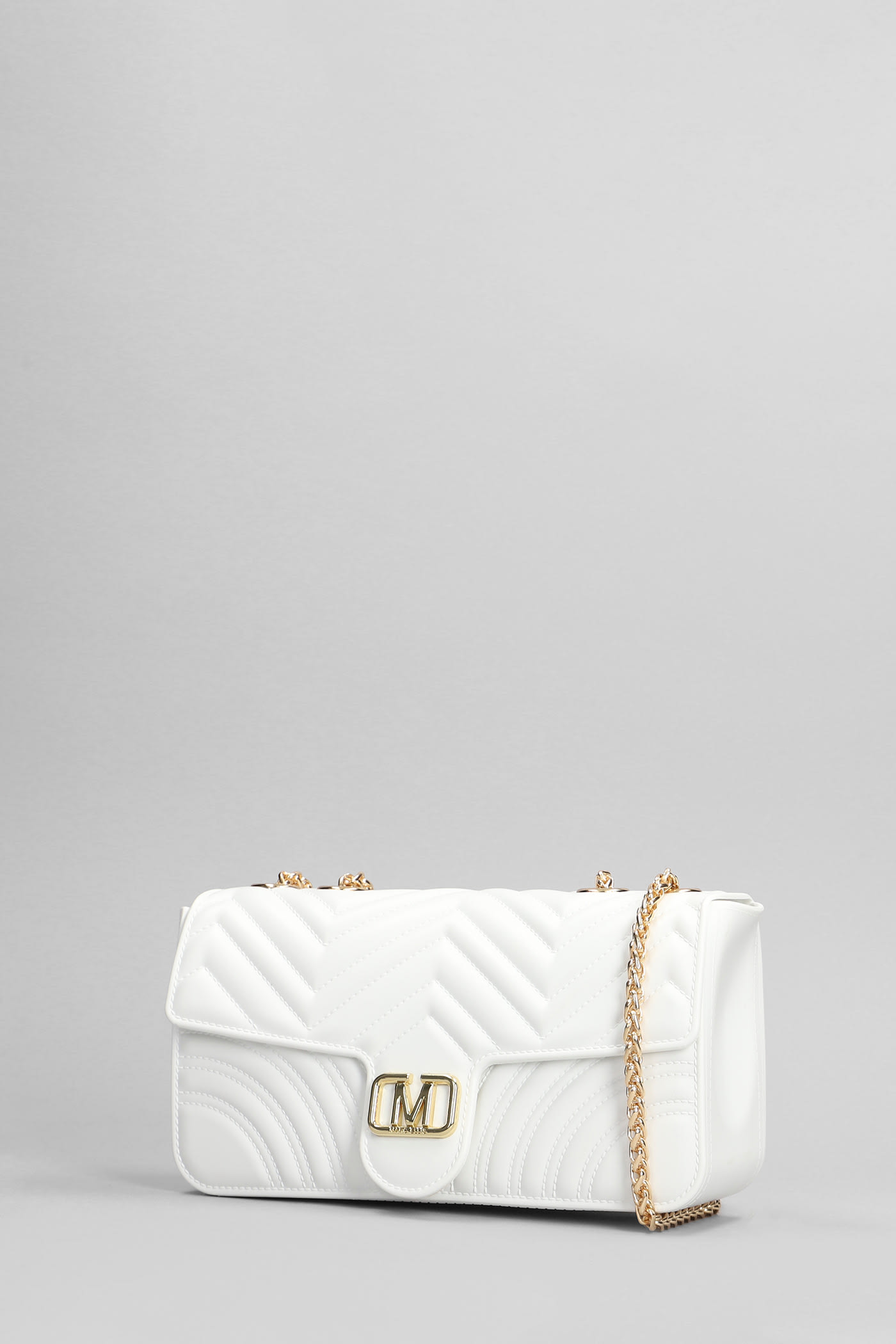 Shop Marc Ellis Flat Soho Shoulder Bag In White Leather