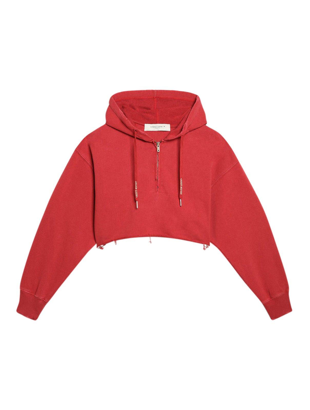 Golden Goose Hooded Logo-patch Sweater