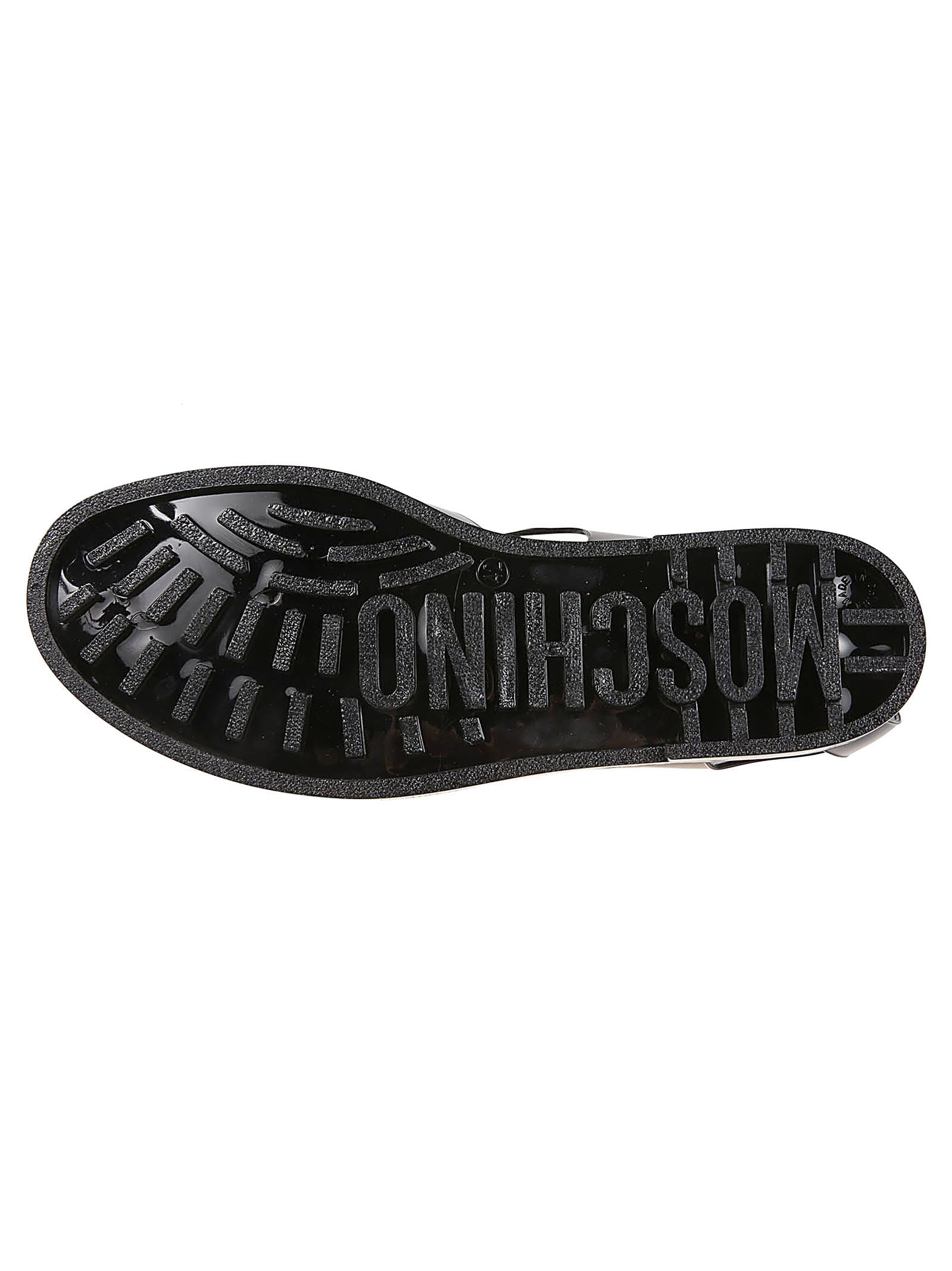 Shop Moschino Jelly15 Sandals In Nero