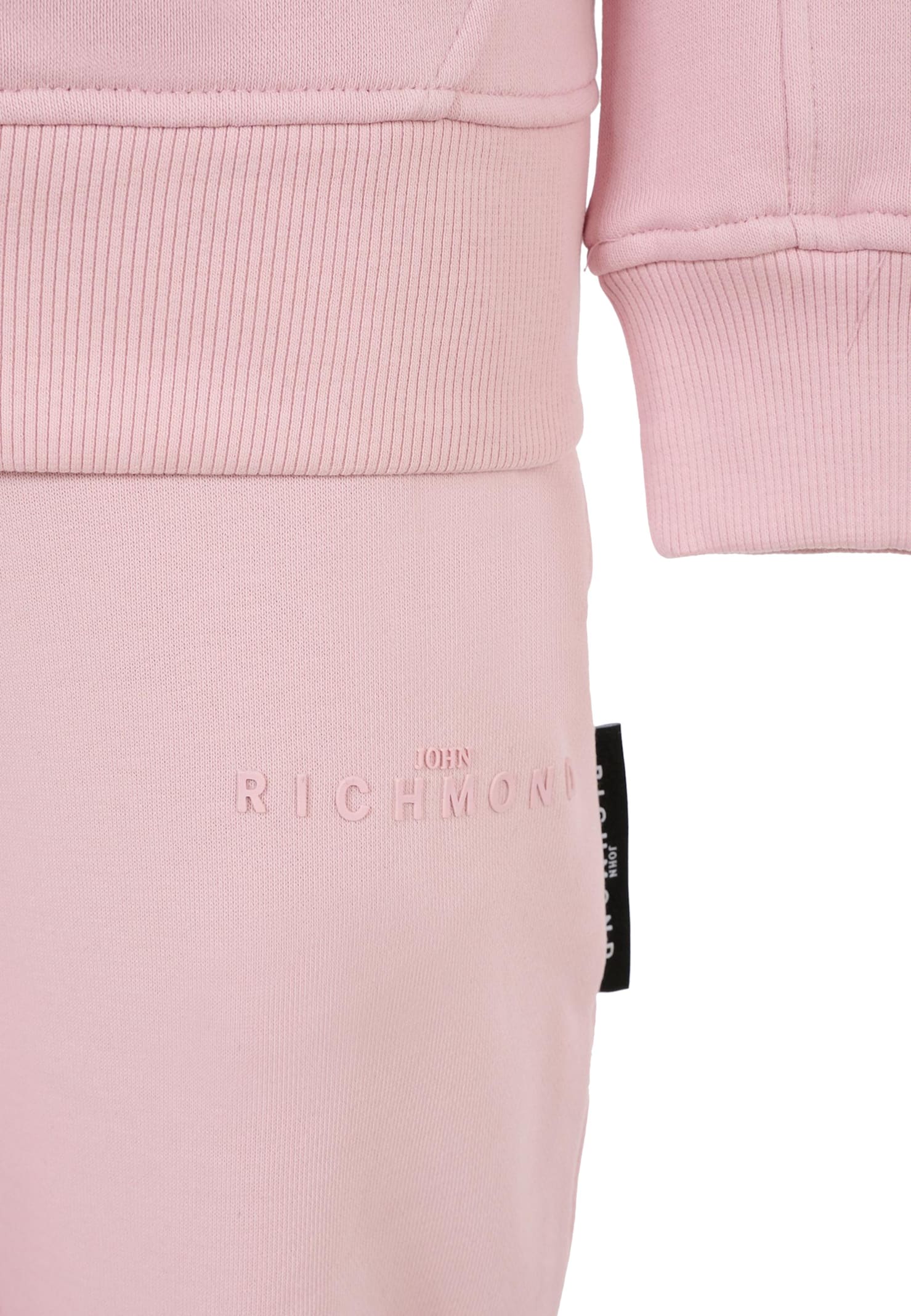 Richmond Lilac Suit For Girl With Logo In Pink