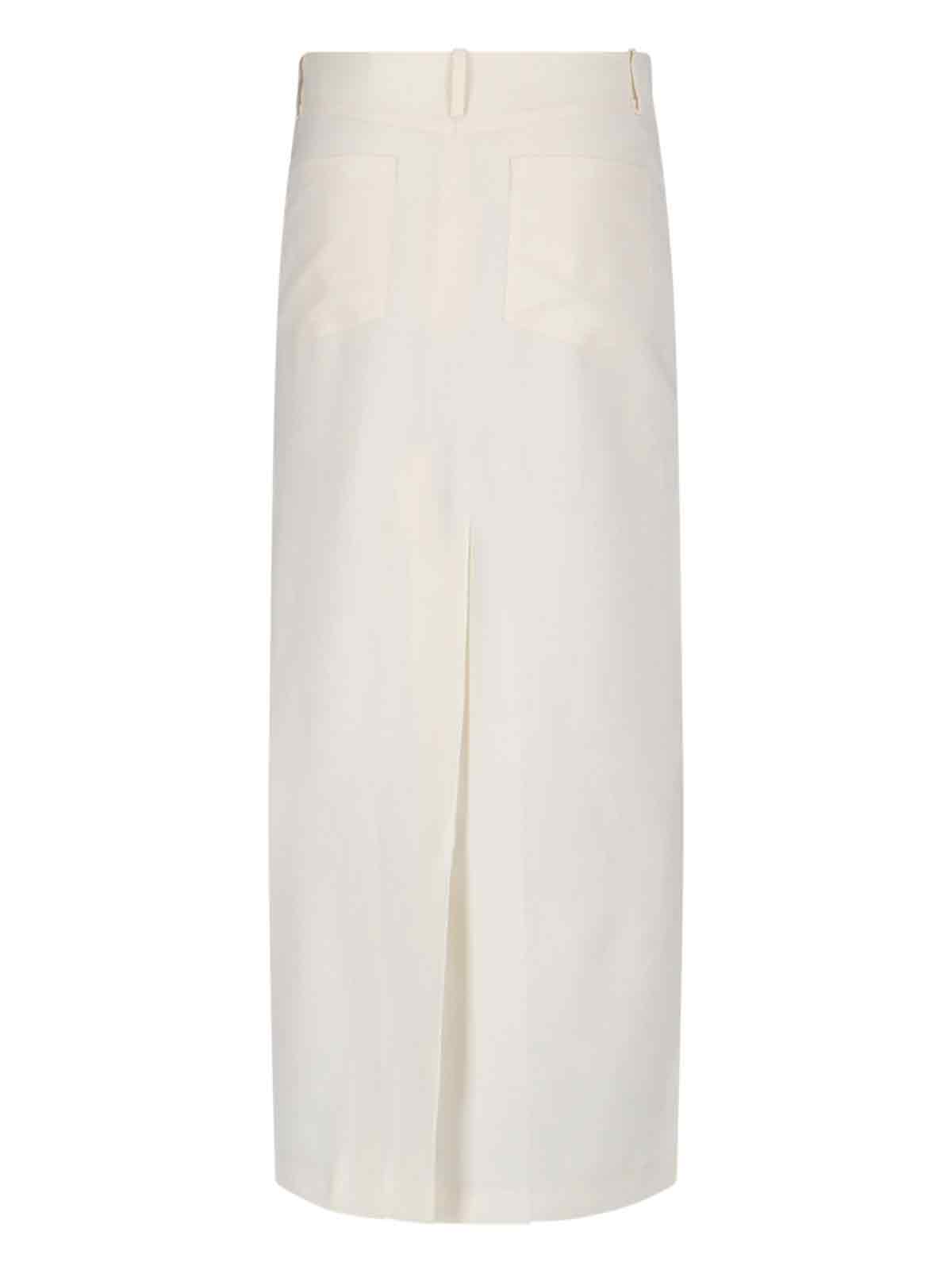 Aya Muse Knee Length And Midi Skirts In Neutral