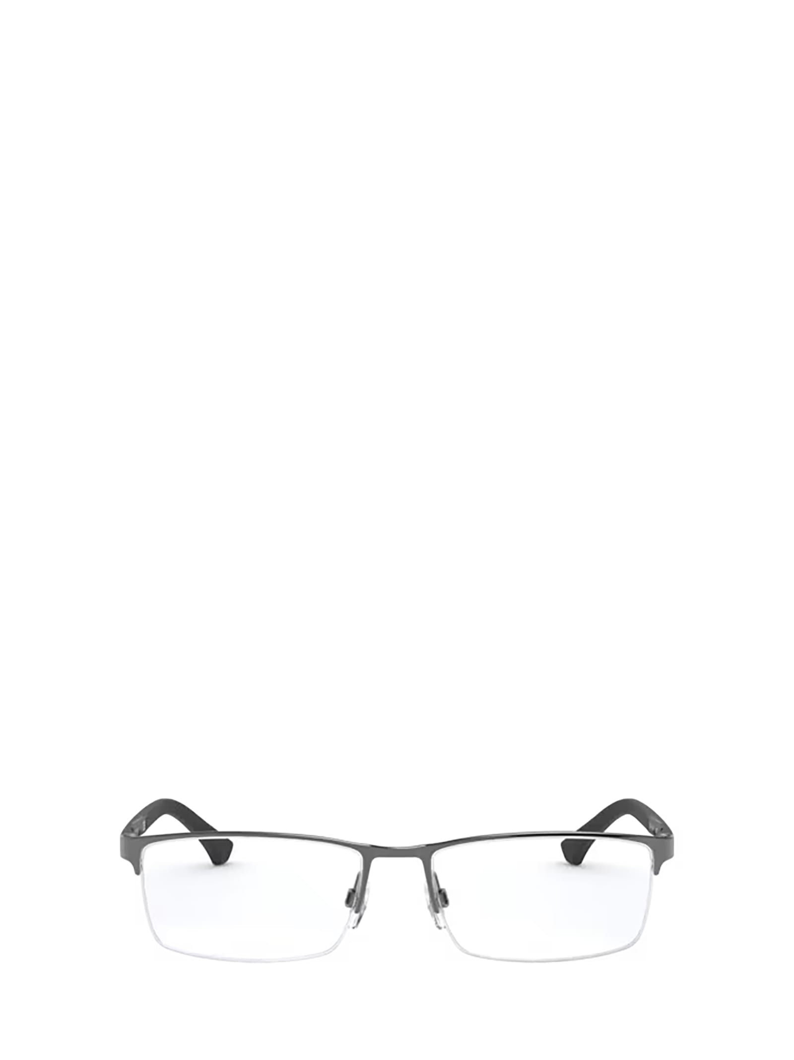 Shop Emporio Armani Ea1041 Matte Gunmetal Glasses