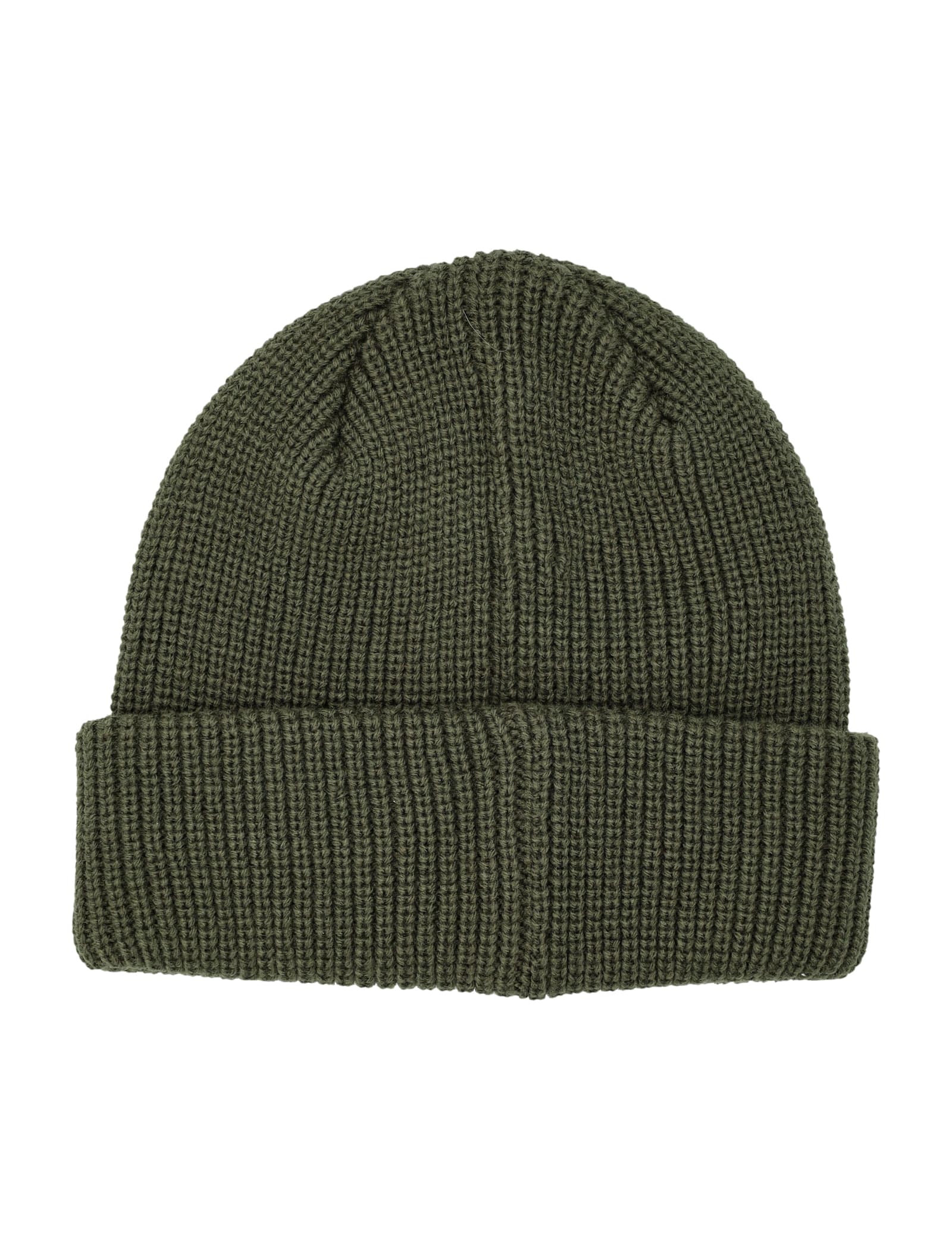 Obey Future Knit Logo Beanie In Green