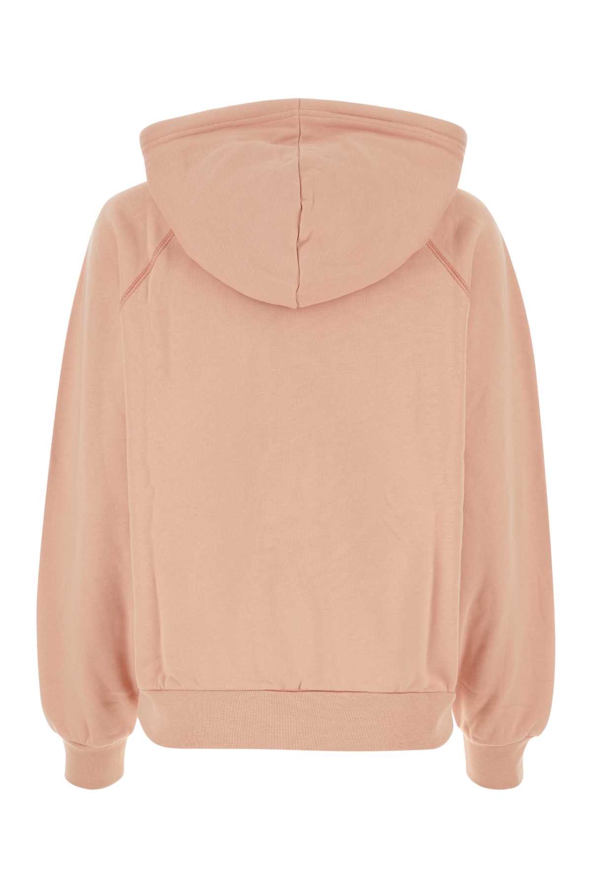 Shop Apc Pink Cotton Sweatshirt