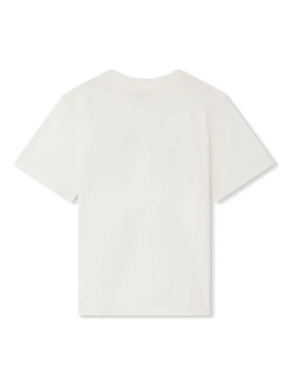 Shop Bonpoint Milk White Thibald T-shirt In Upb Blanc Lait