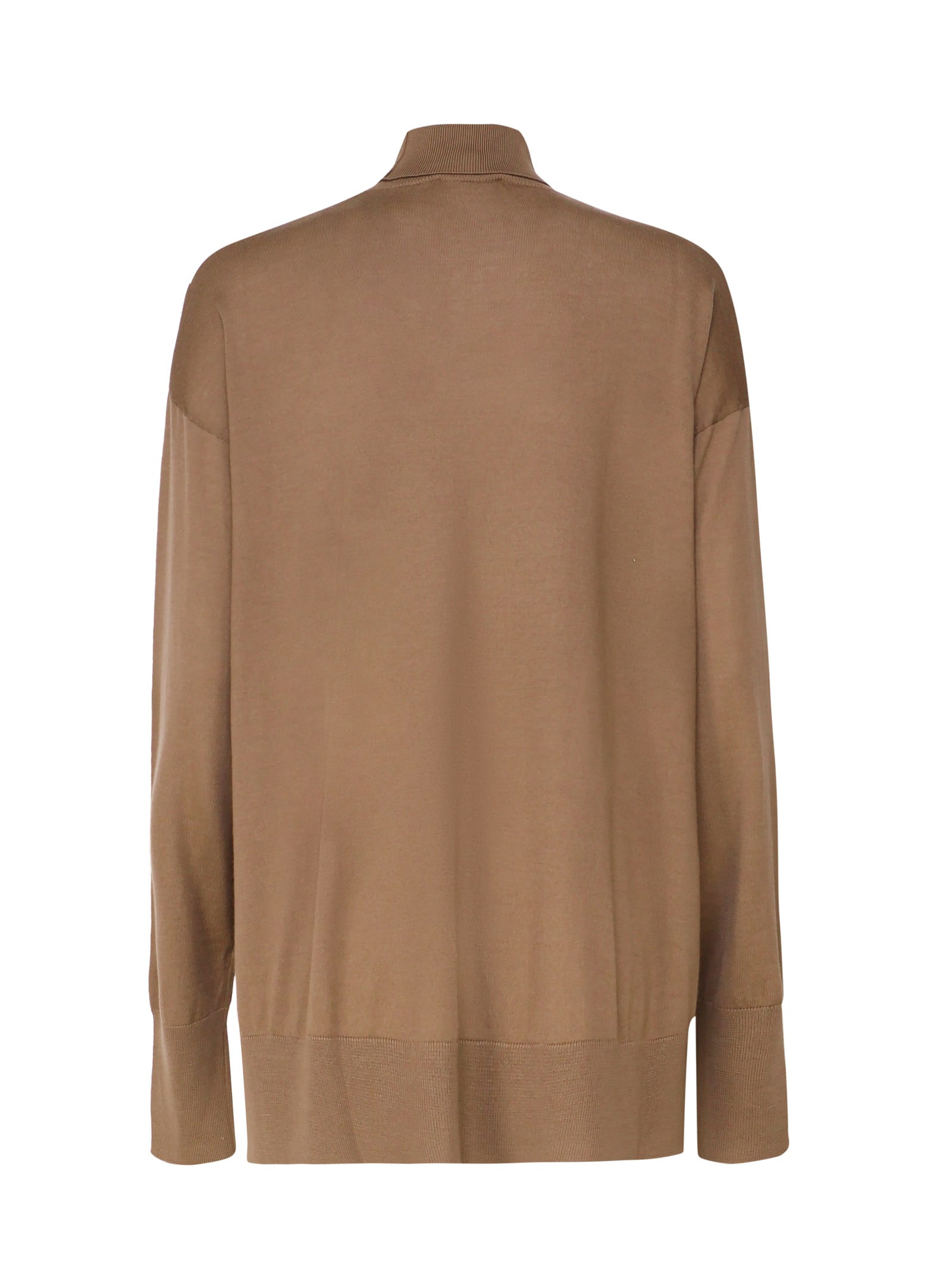 Shop 's Max Mara Livia Turtleneck Sweater In Brown