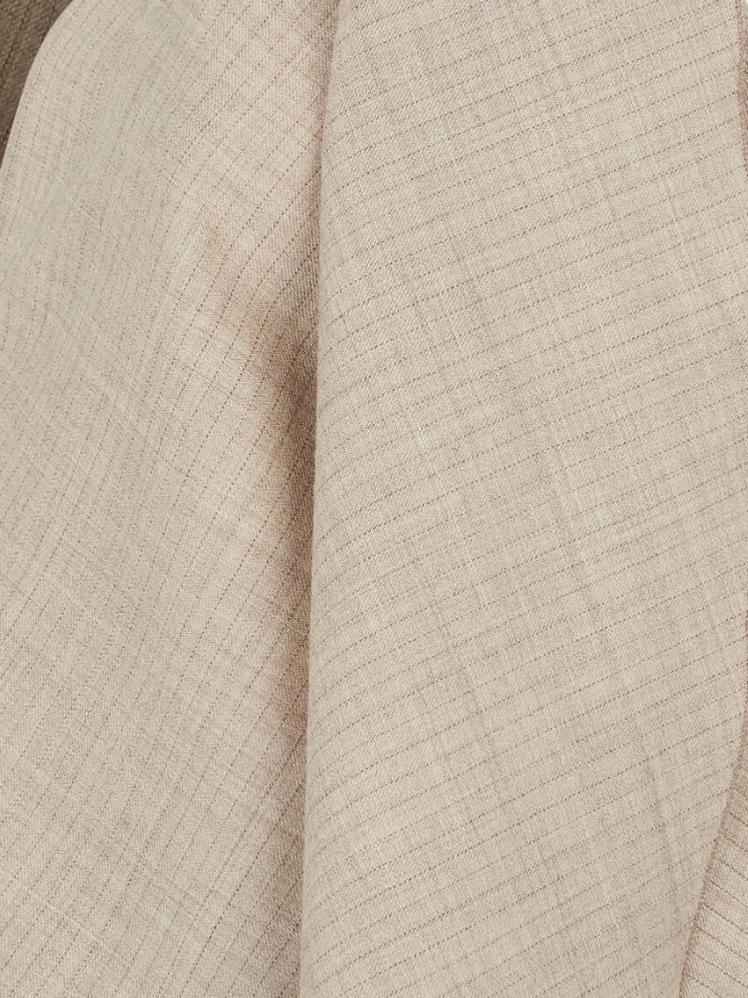 Fendi Wool Dress With Back Logoed Ribbon In Beige
