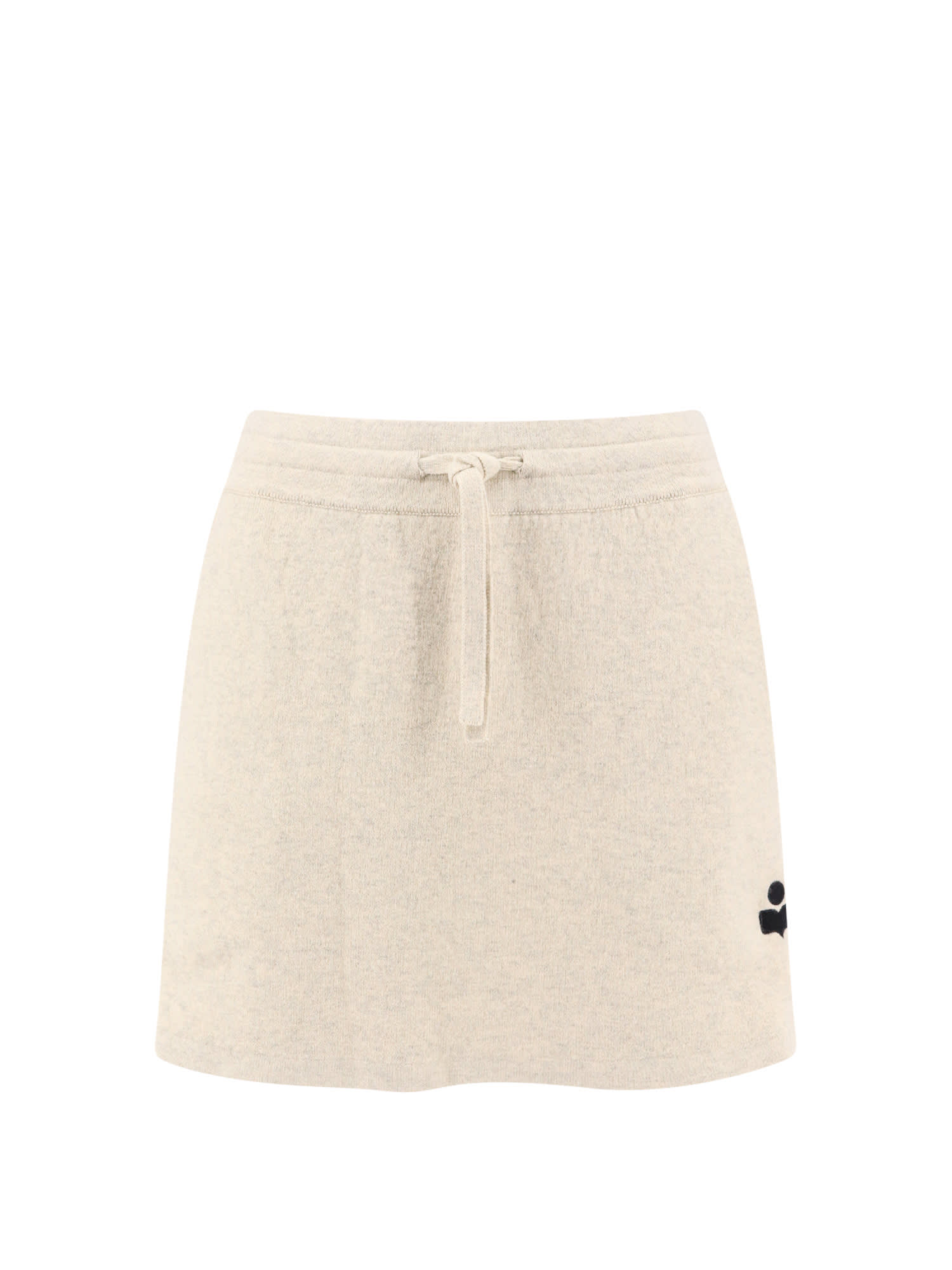 Shop Marant Etoile Amaline Skirt In Beige