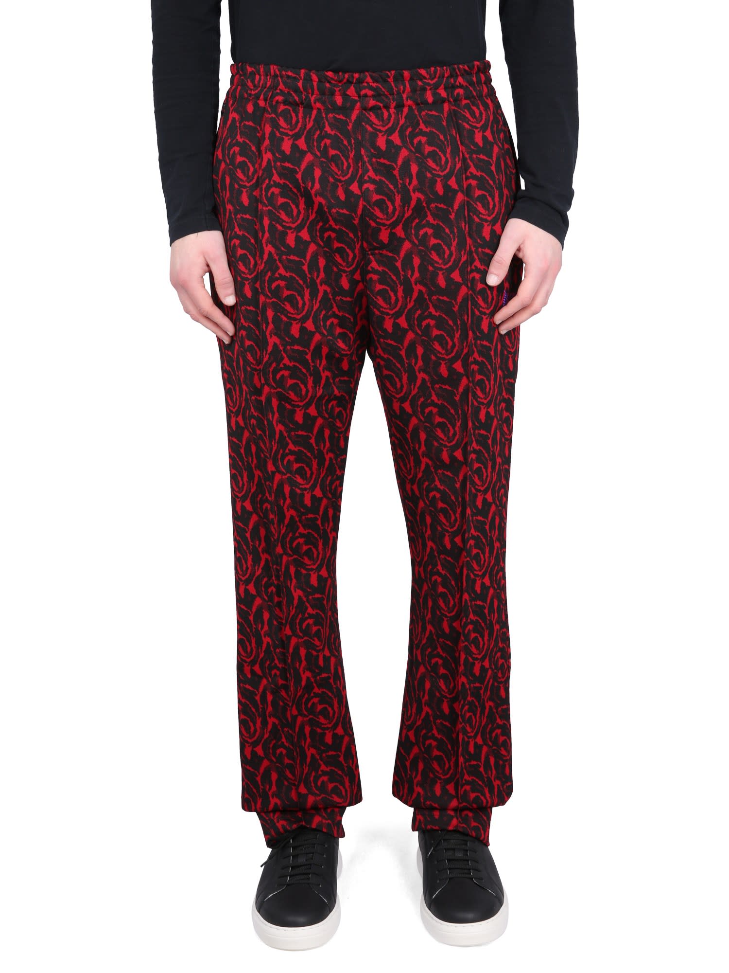 Needles Pants With Logo In Red