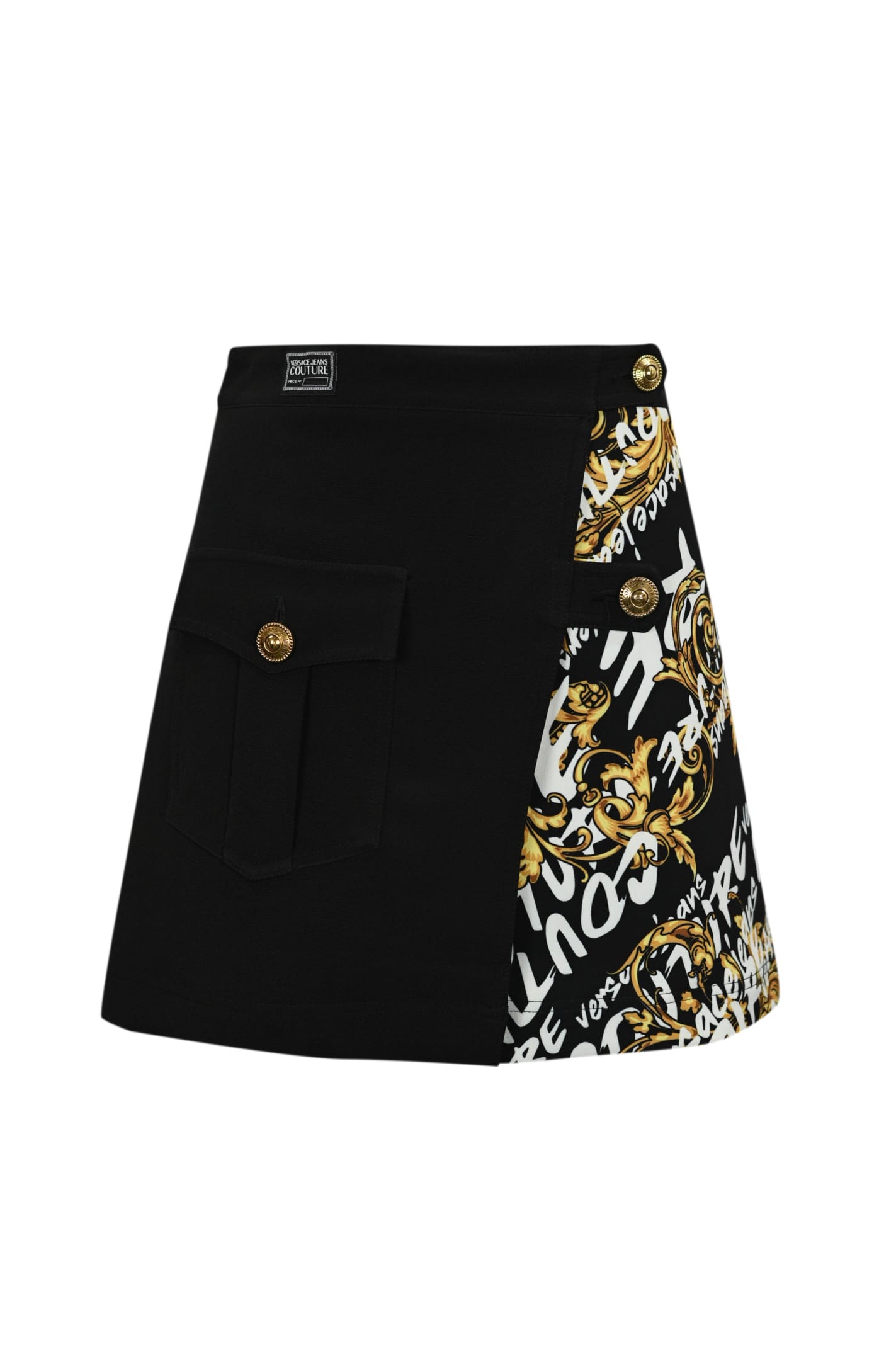 Versace Jeans Couture Barocco Printed Mini Skirt