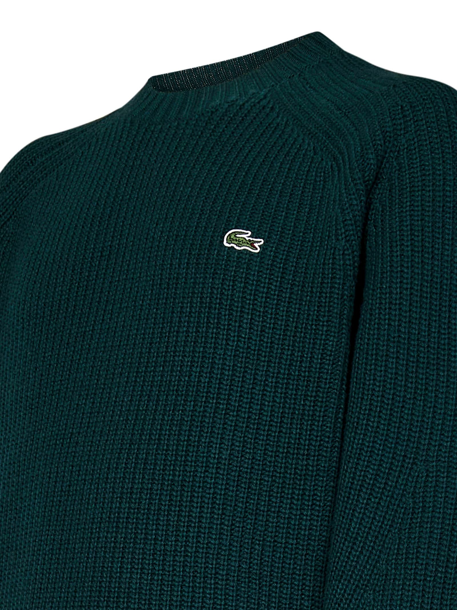 Shop Lacoste Sweater In Green