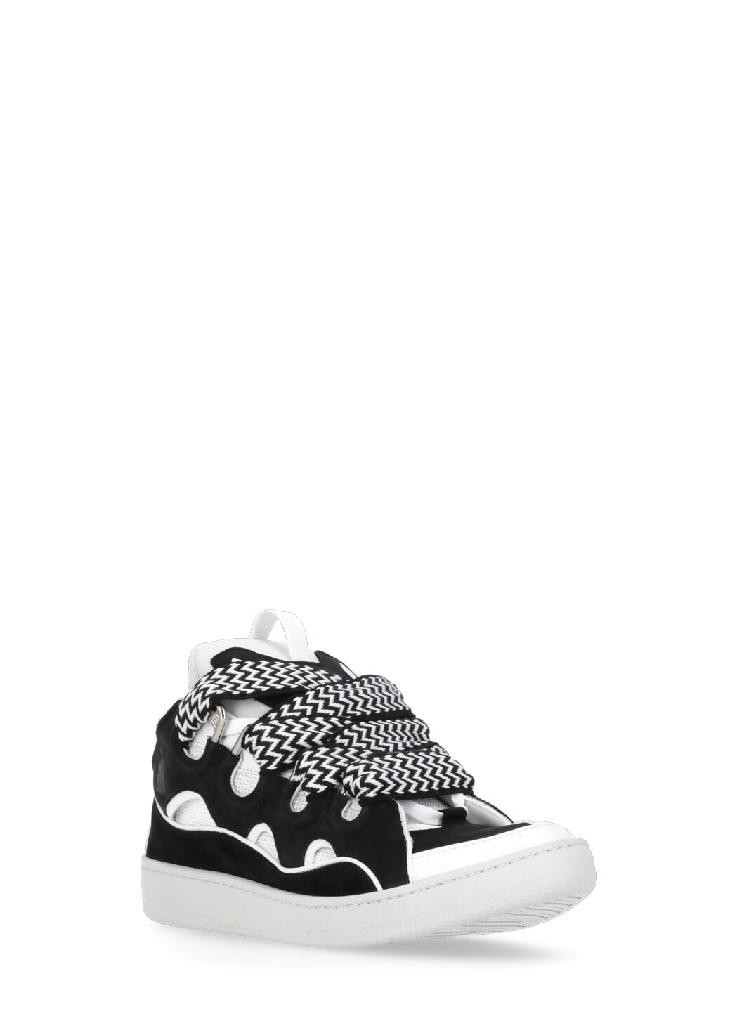 Shop Lanvin Curb Sneakers In Black