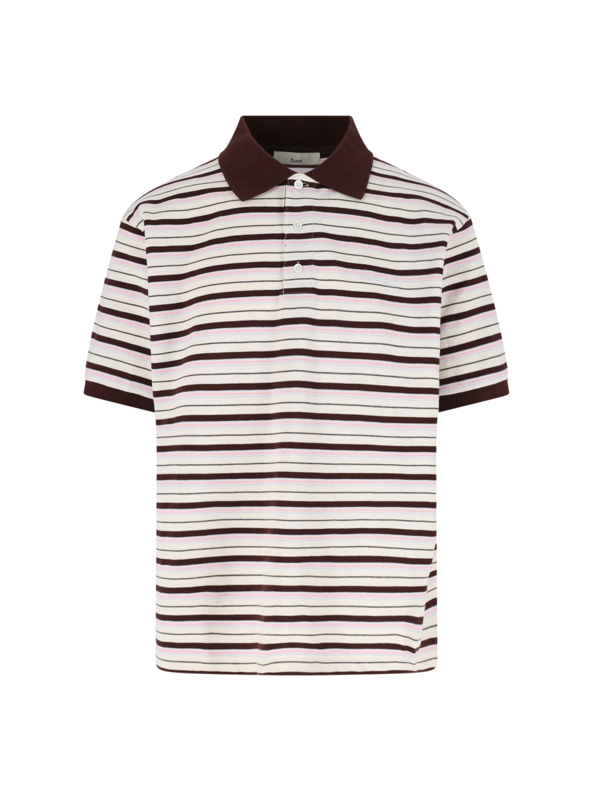 Dunst Striped Polo In Multi