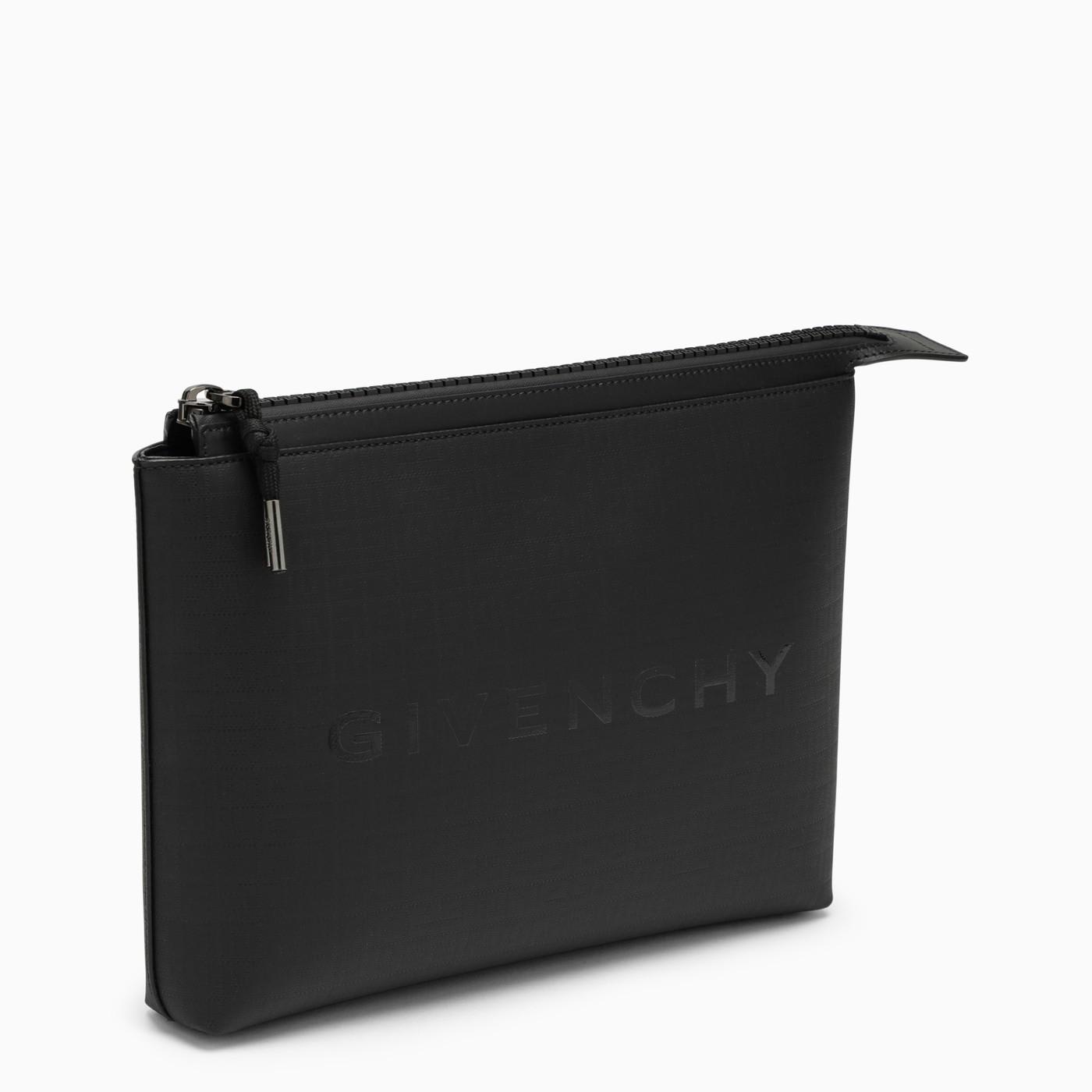Shop Givenchy Medium Pouch In 4g Nylon In Black