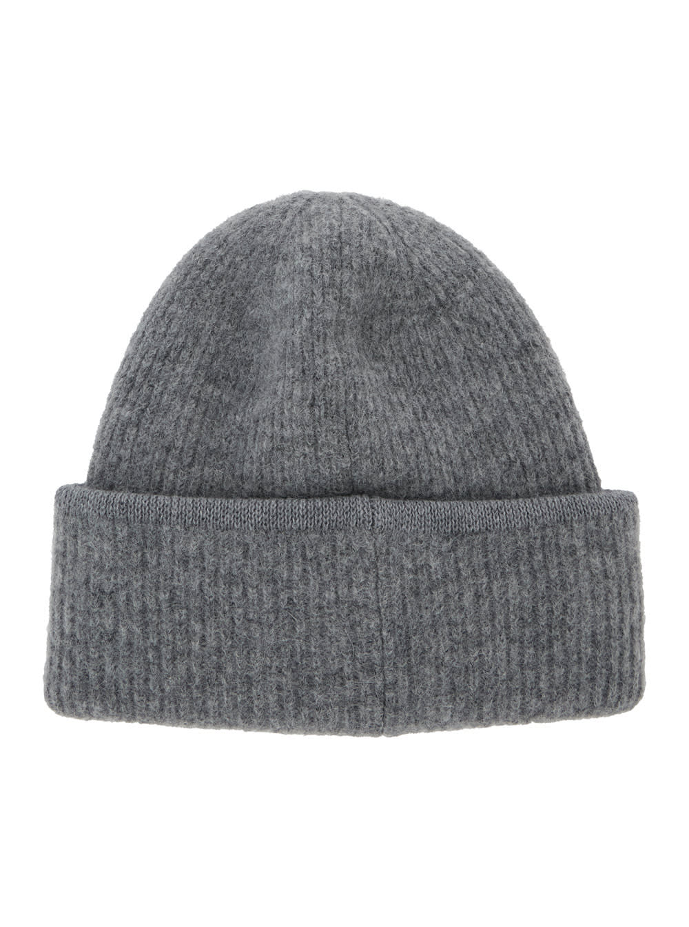 Jacquemus Grey Le Bonnet Gros Grain With Logo Patch On The Brim In Cashmere And Wool Man In Gray