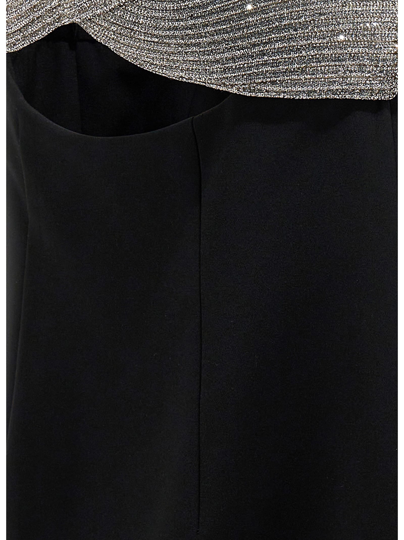 Nué Eternity Crystal-embellished Bra Mini Dress In Black | ModeSens