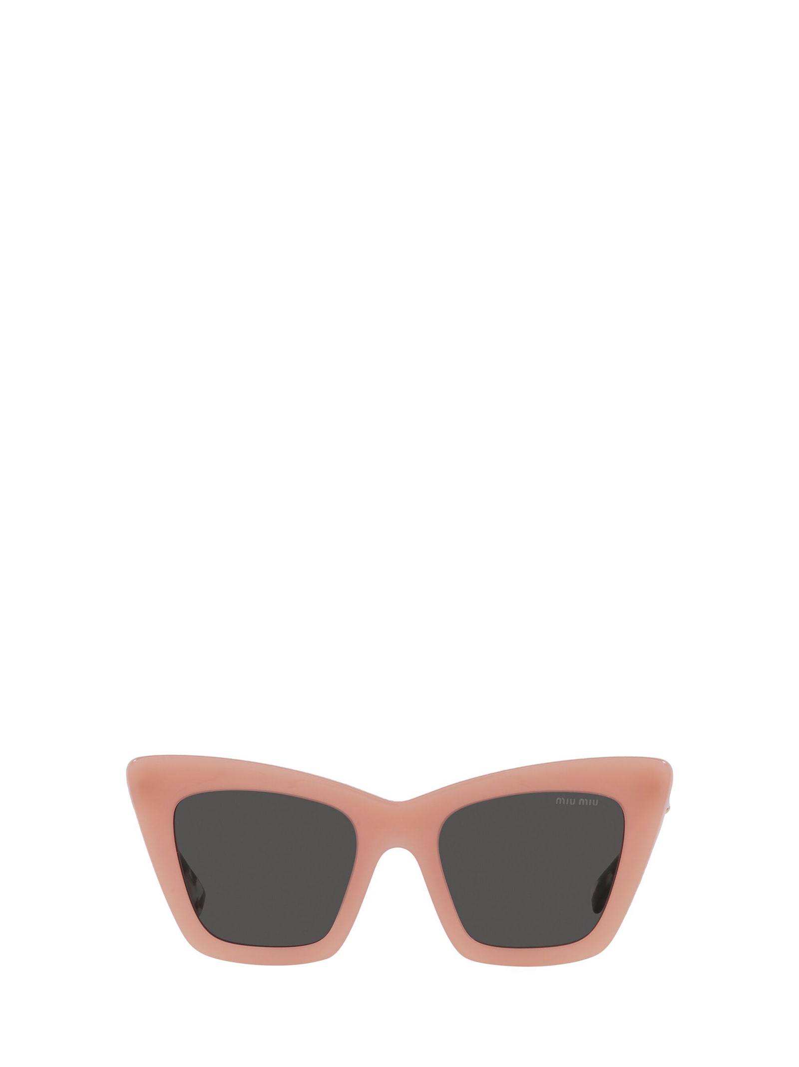 Miu Miu Eyewear Miu Miu Mu 01ws Opal Pink Sunglasses