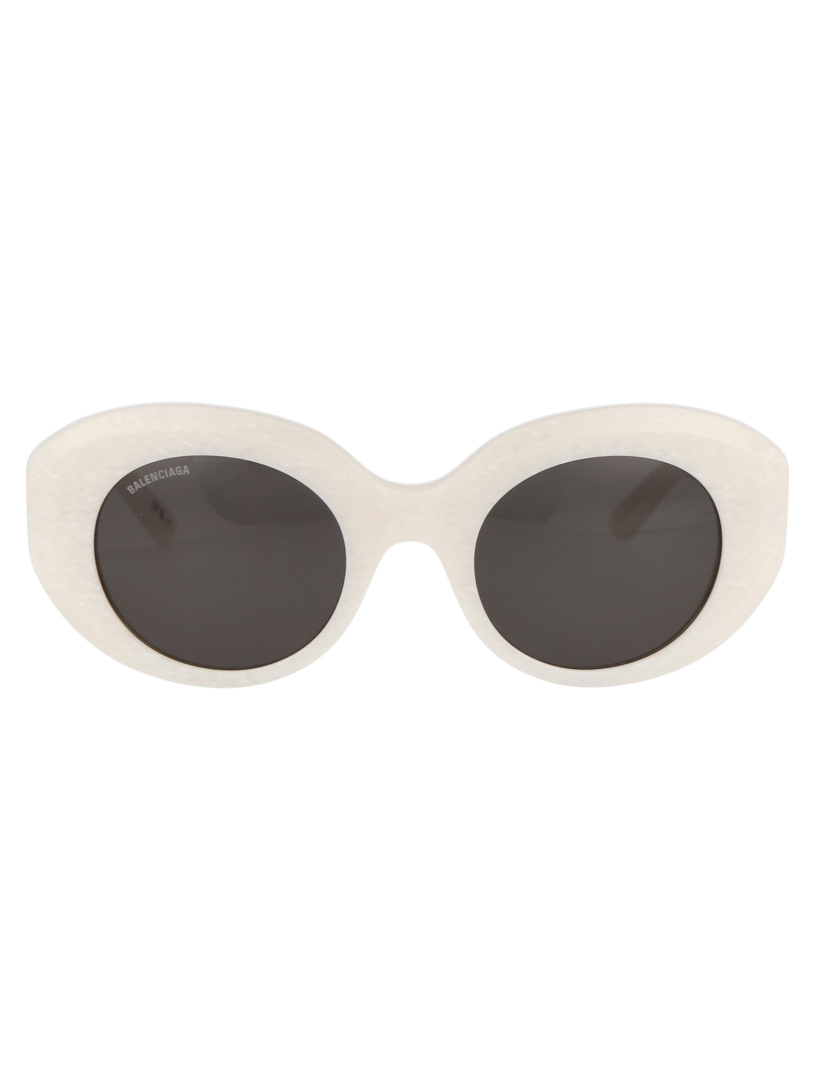 Shop Balenciaga Bb0235s Sunglasses In 004 White White Grey